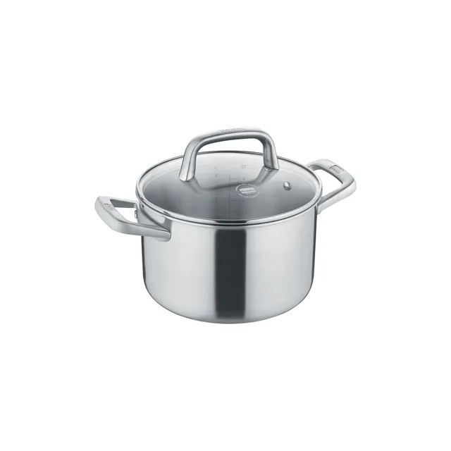 Berndes Tricion Resist pentola 20 cm coperchio vetro acciaio