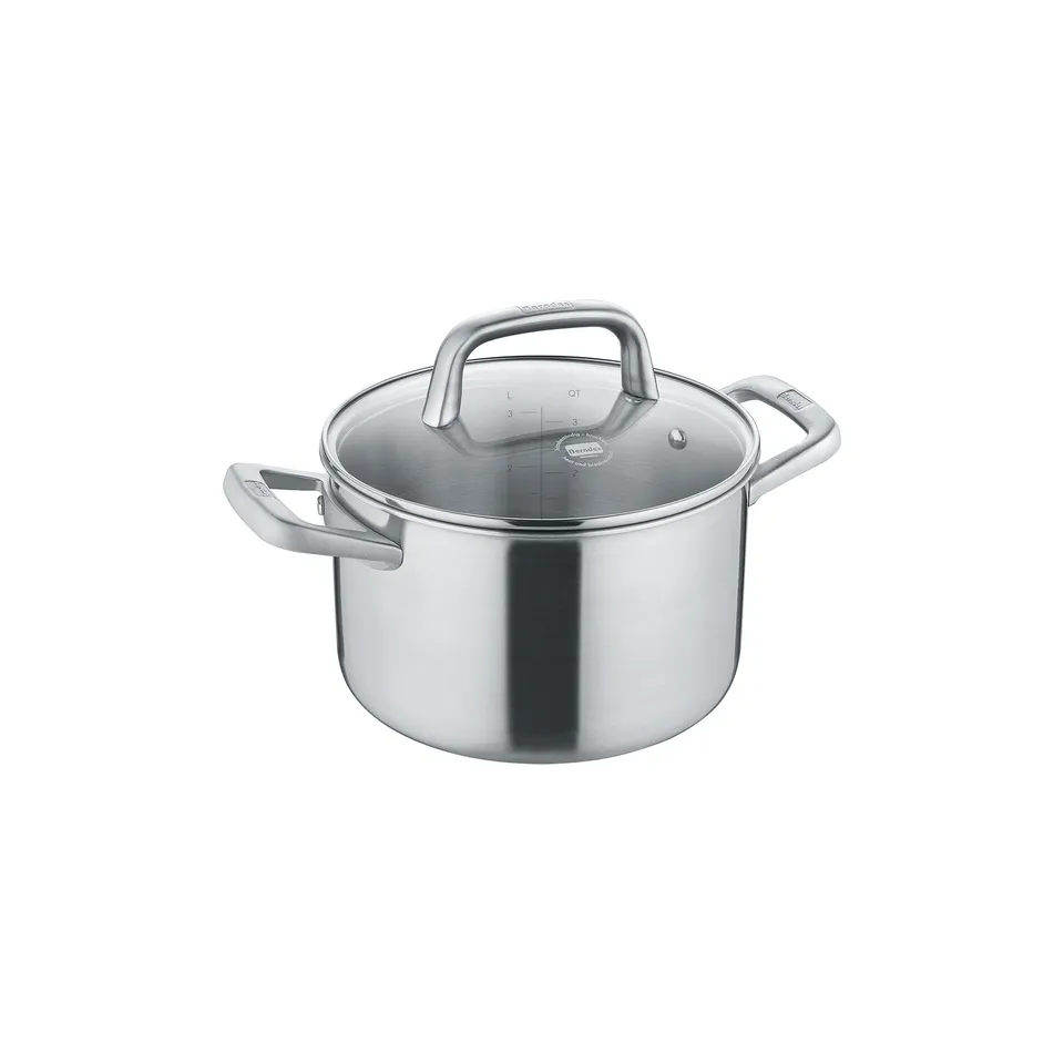 Berndes Tricion Resist pentola 20 cm coperchio vetro acciaio