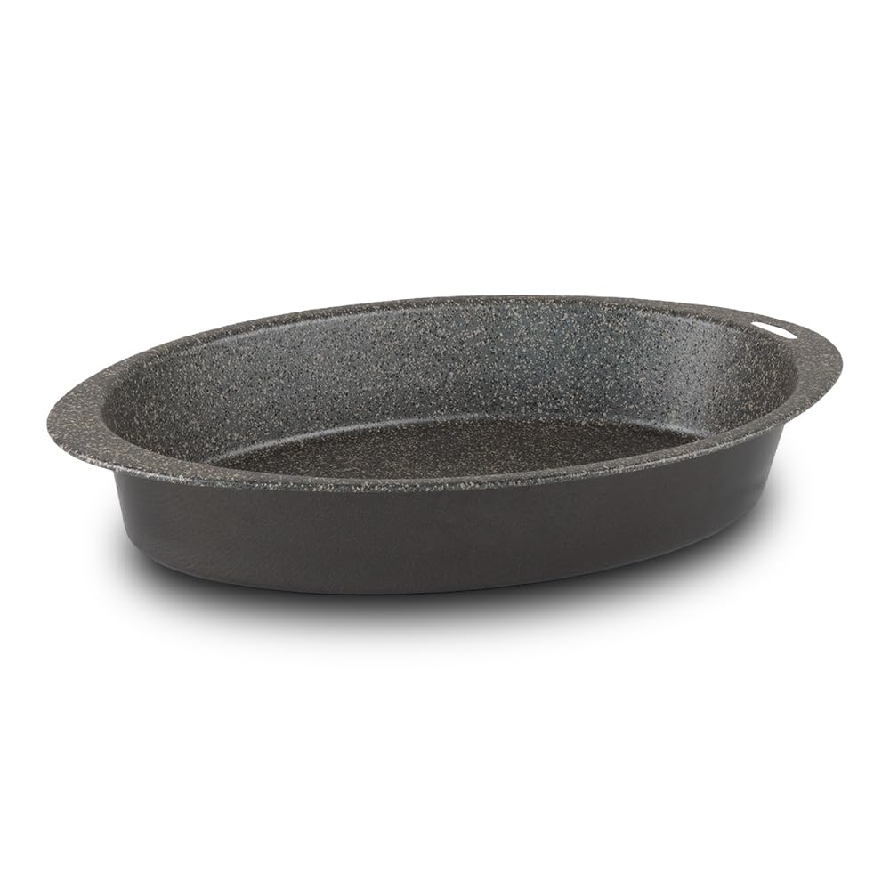 Mamù Happy Stone Teglia Ovale Antiaderente 35x23 cm