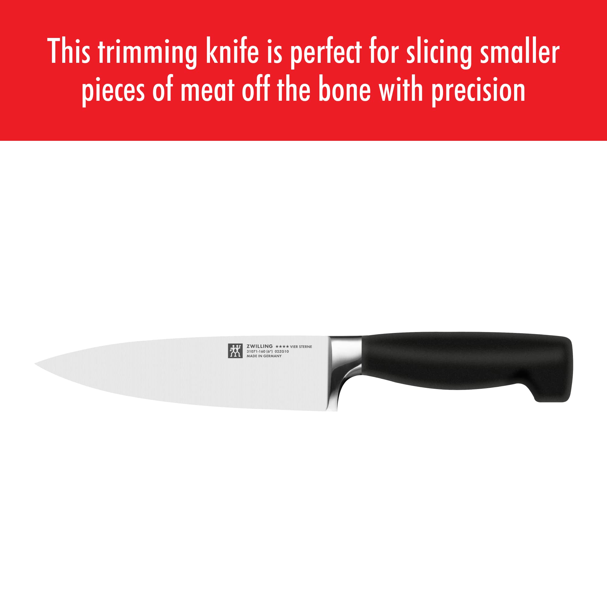 Zwilling Vier Sterne Coltello Cuoco 15 cm Forgiato