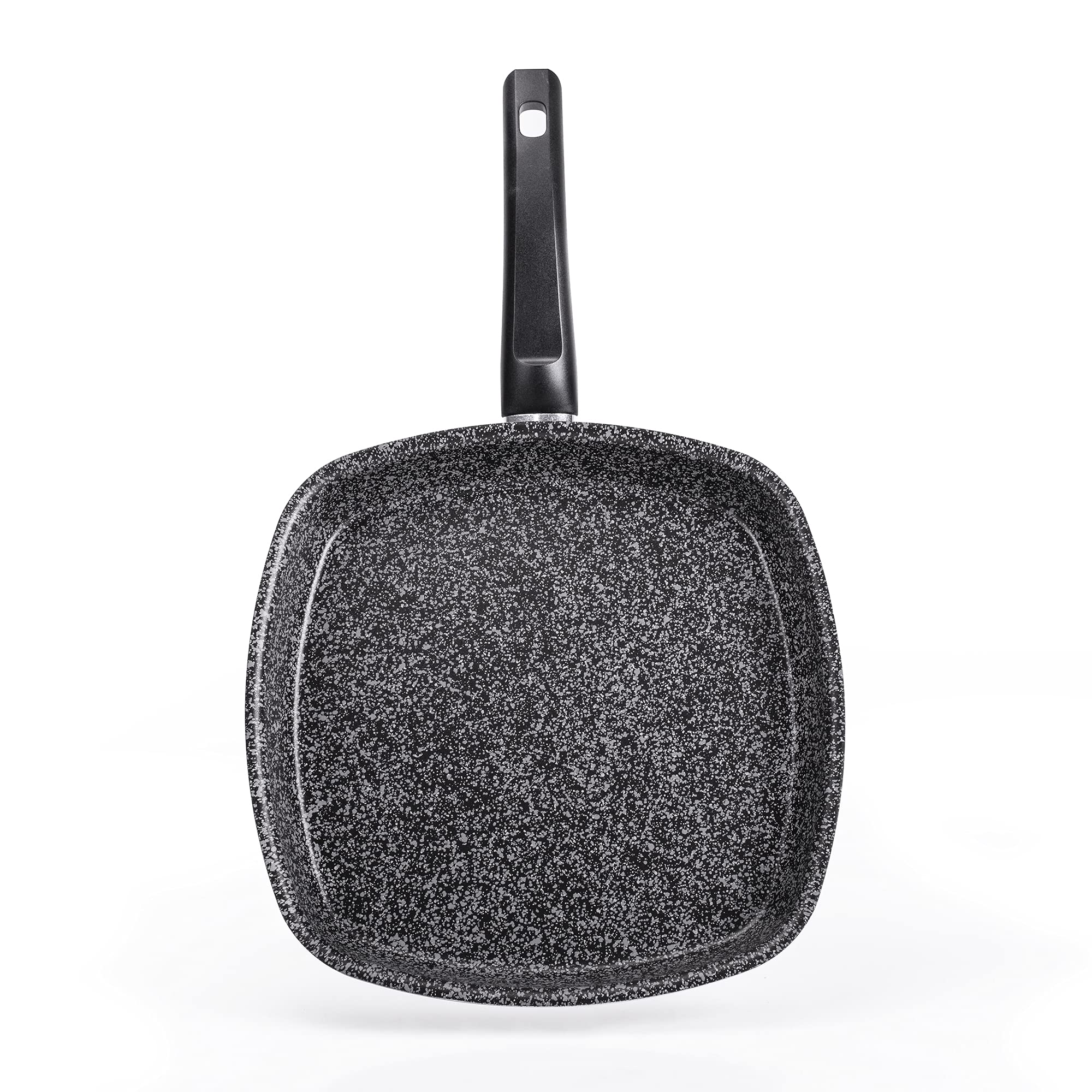 Alluflon Tradizione Italia pescera 28 cm nera effetto pietra