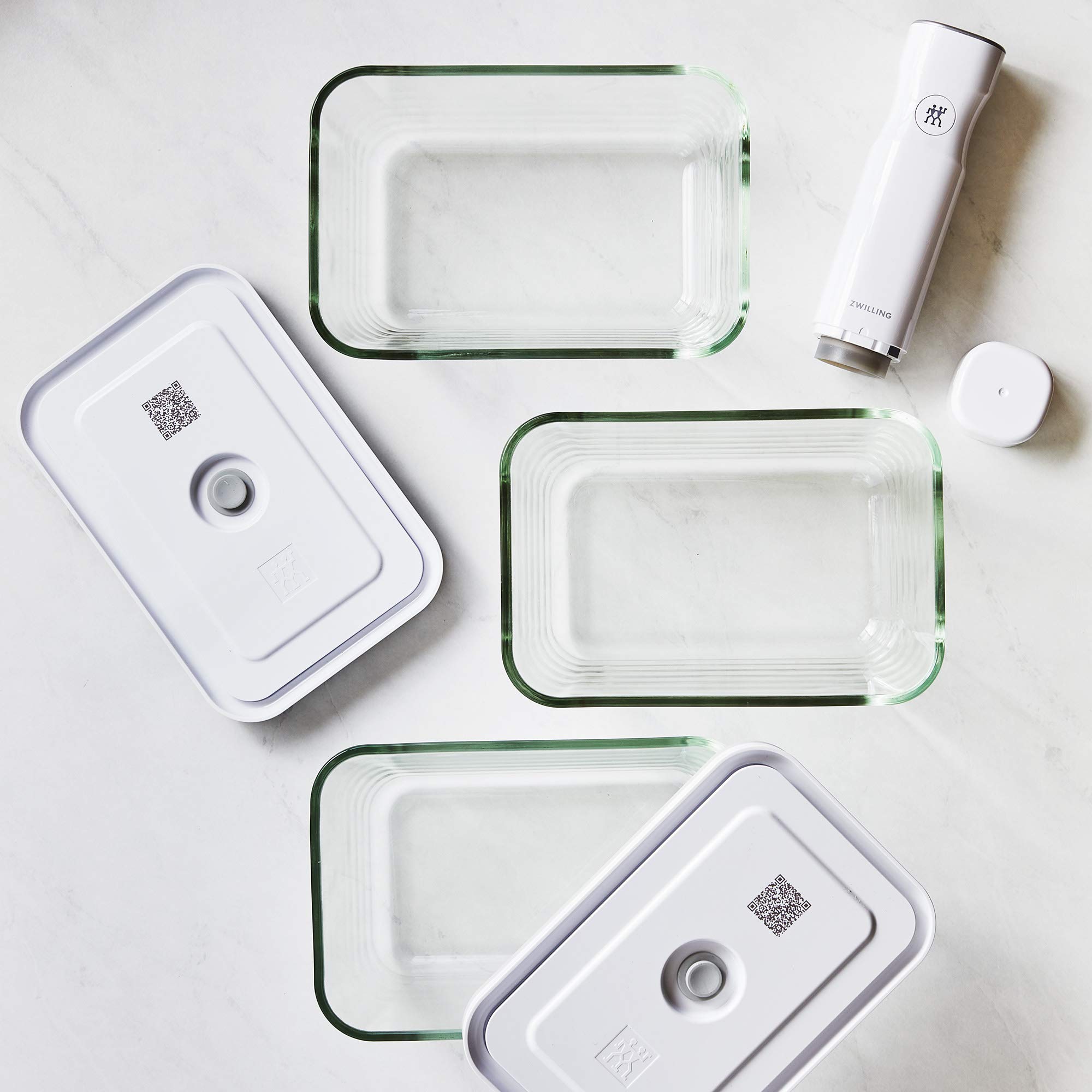 Zwilling Fresh & Save contenitori vetro sottovuoto 3 pz