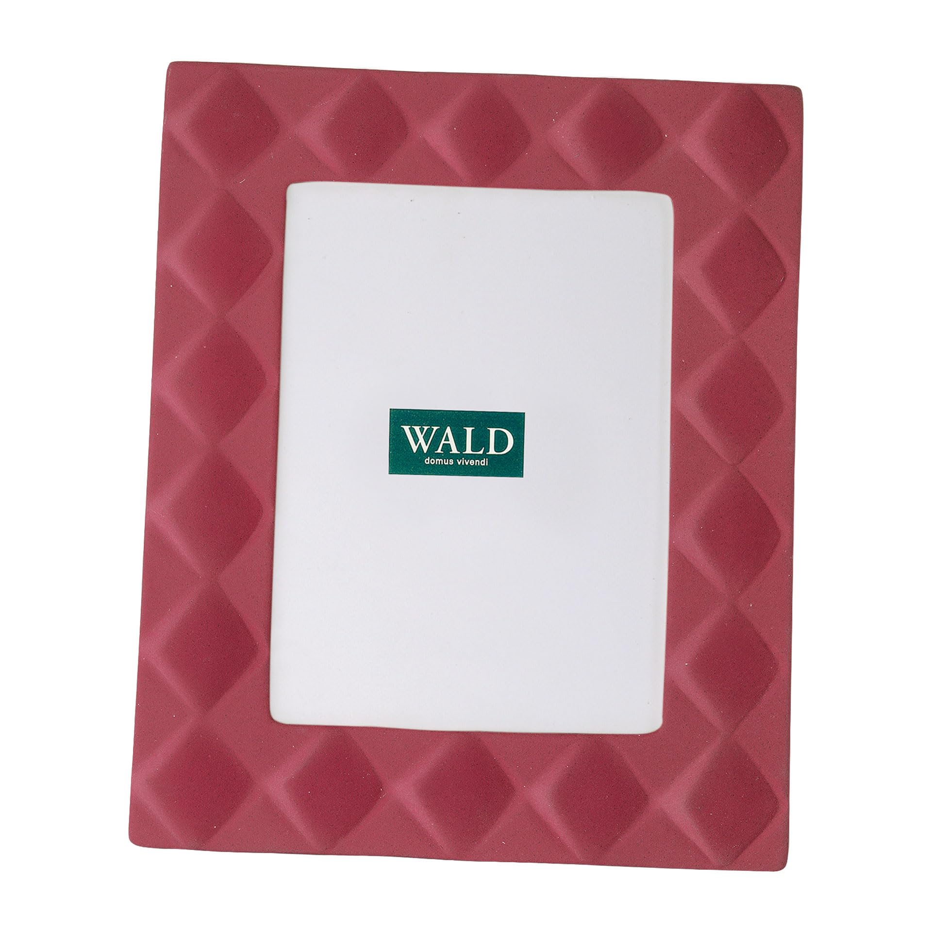 Wald Domus Vivendi Domus Portafoto Ceramica 20x25 cm Rosso