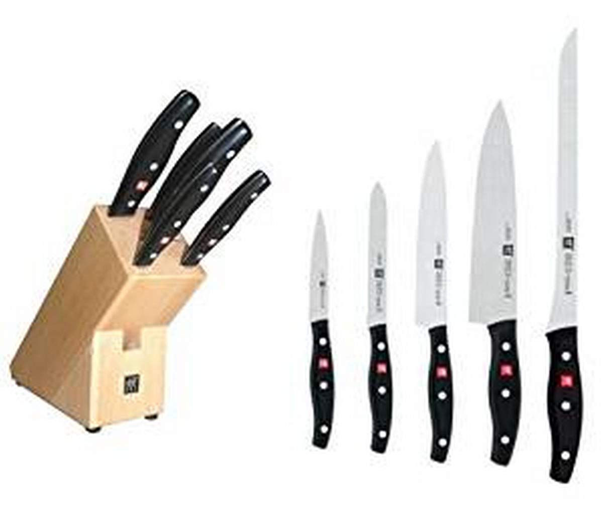 Zwilling Twin Pollux ceppo coltelli 6 pezzi legno naturale