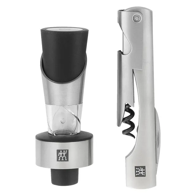 Zwilling Sommelier Set Vino 2 Pezzi Acciaio Inox
