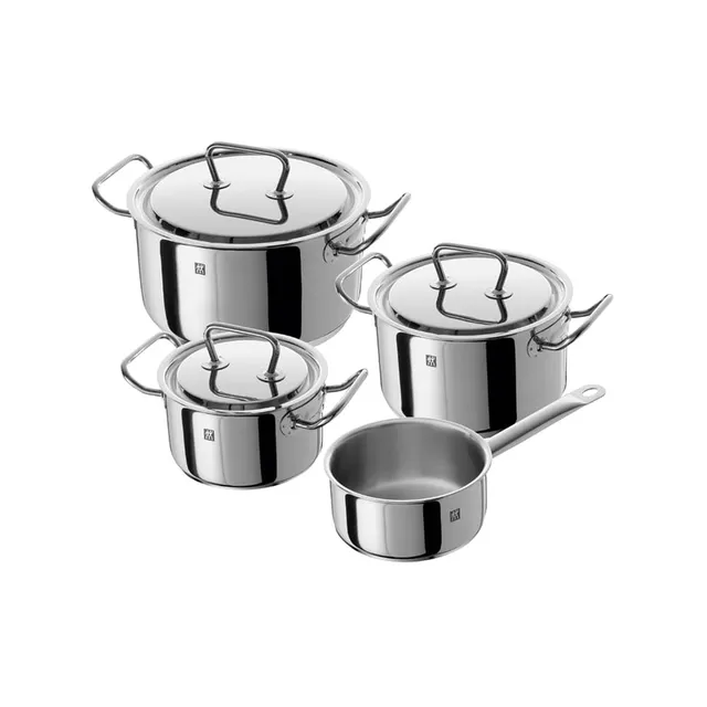 Zwilling 66580-004-0 set pentole inox 4 pezzi induzione