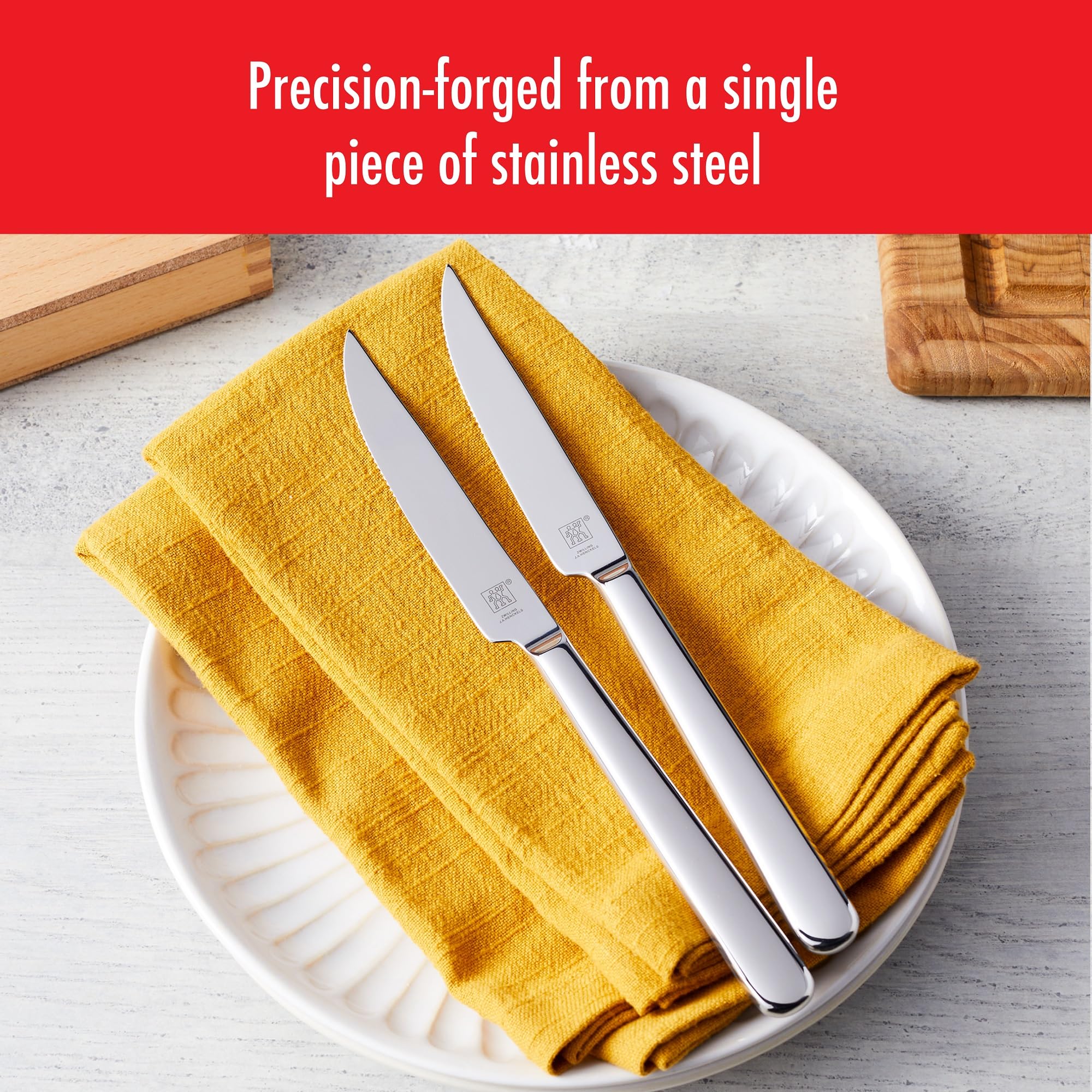 Zwilling set 8 coltelli bistecca acciaio inox 10 cm