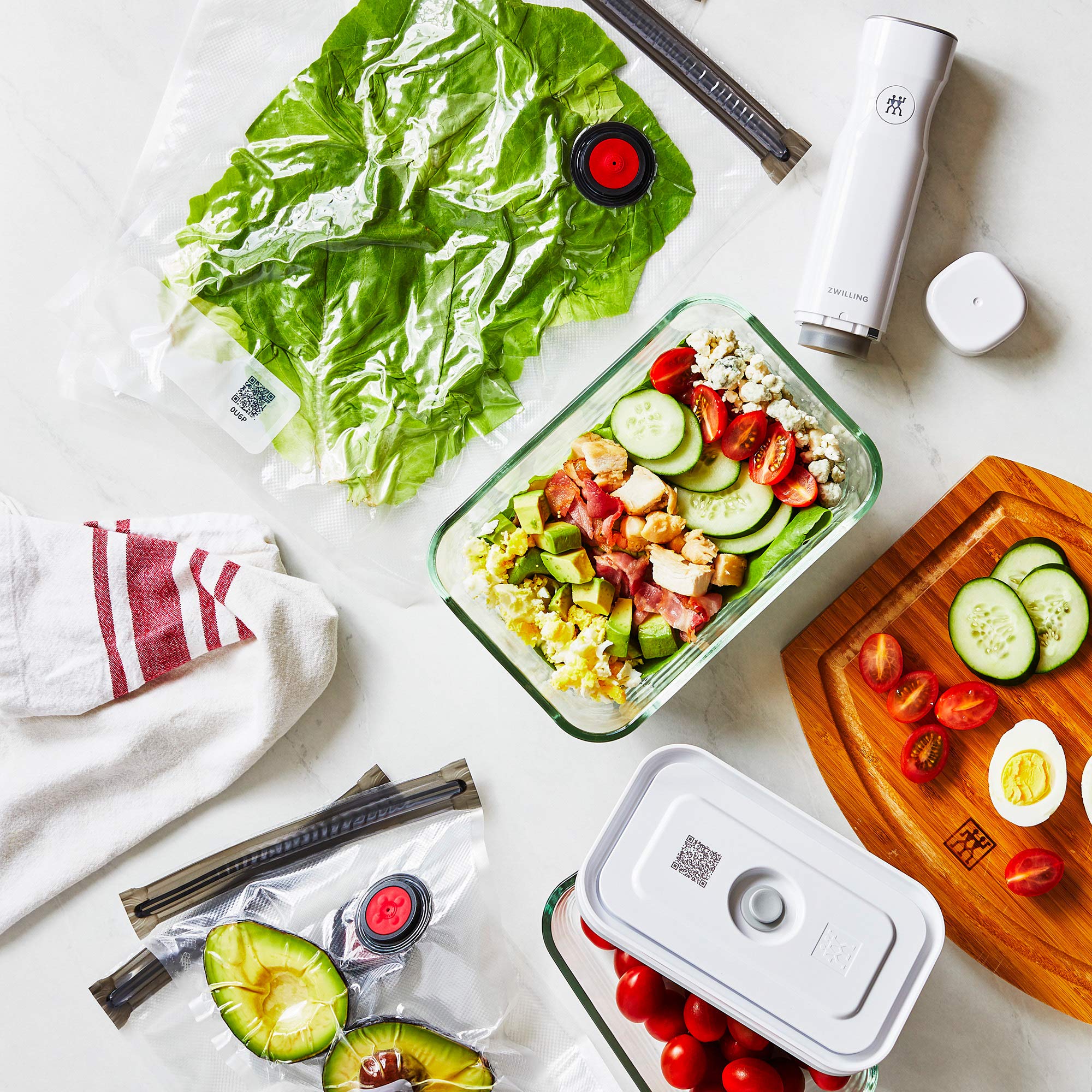 Zwilling Fresh & Save contenitori vetro sottovuoto 3 pz