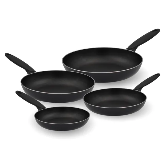 Accademia Mugnano Vulcano set 4 padelle 16/20/24/28 cm antiaderenti