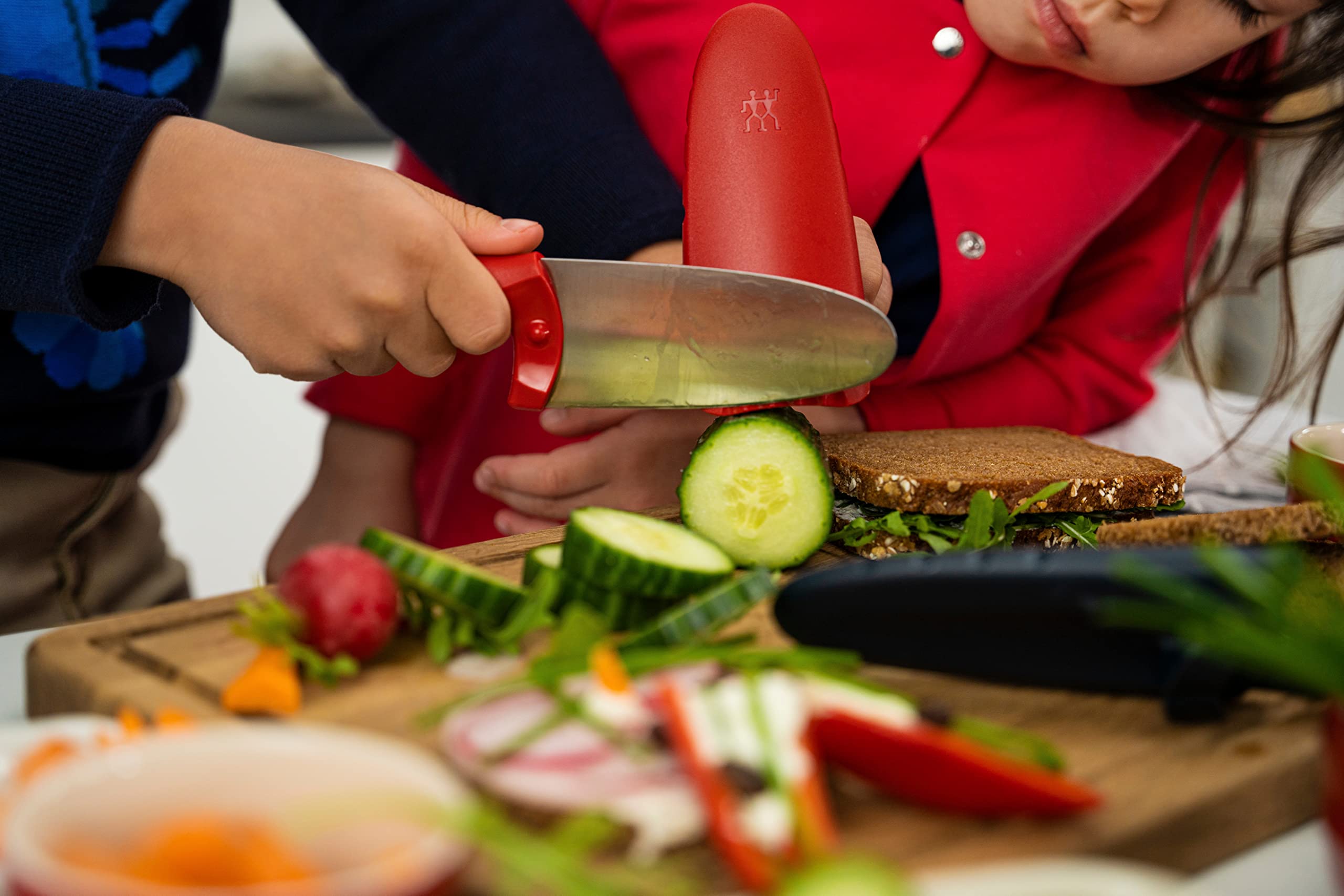 Zwilling Twinny Coltello Bambini 10 cm Rosso Arrotondato