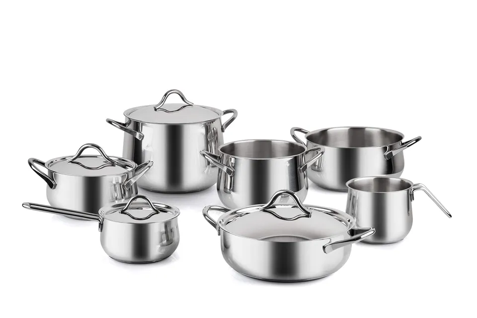 Barazzoni Sapore Italiano batteria 11 pezzi acciaio inox induzione