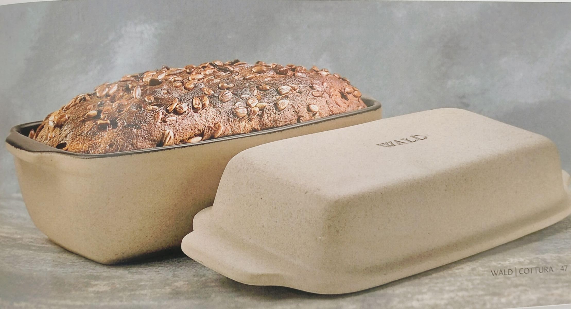 Wald Cottura Cuocipane rettangolare 30x13 cm ceramica Kergrès