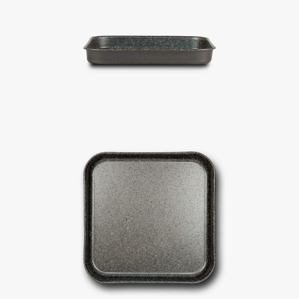 Mamù Happy Stone Teglia Quadrata 35x35 alluminio antiaderente