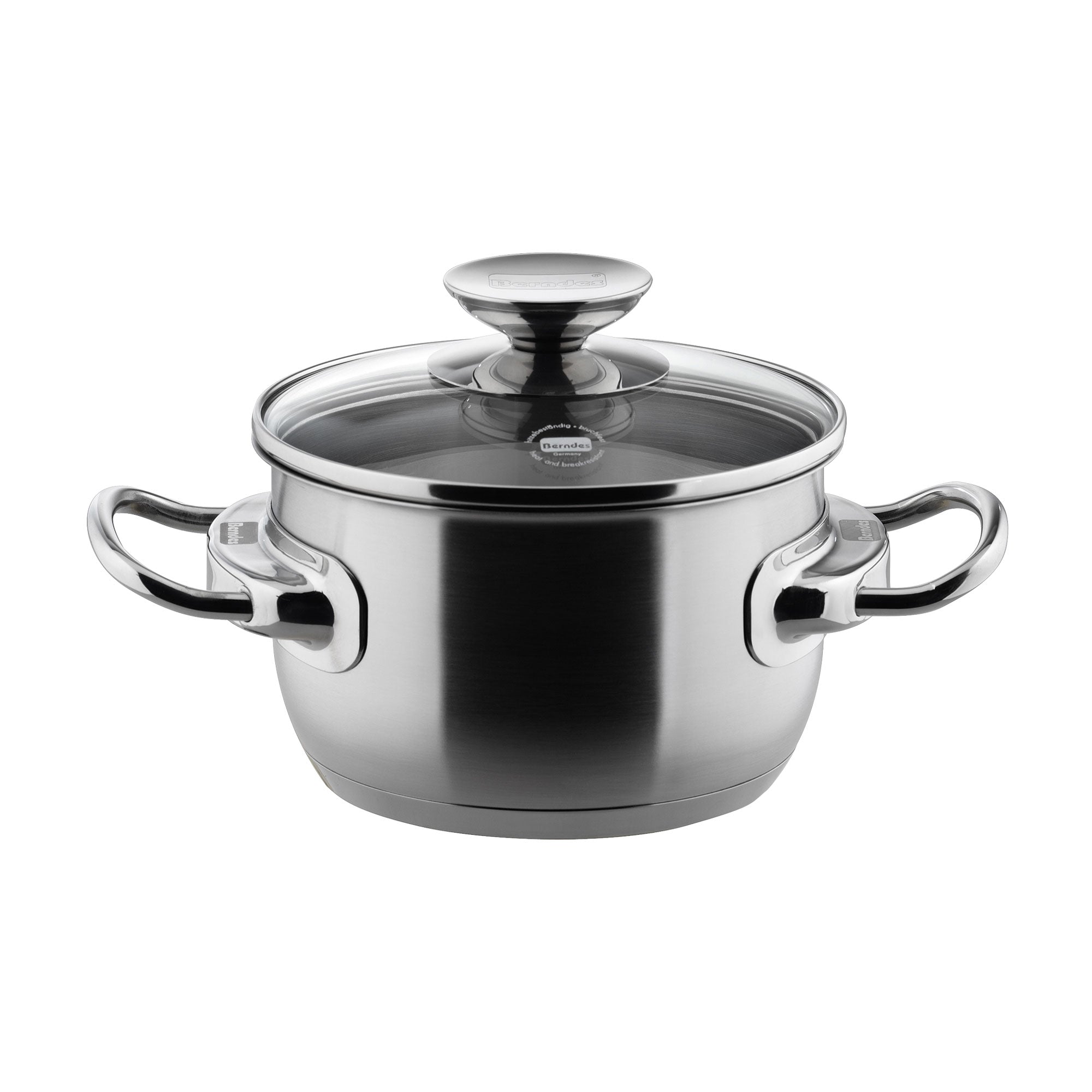 Berndes Injoy pentola acciaio coperchio vetro 20 cm