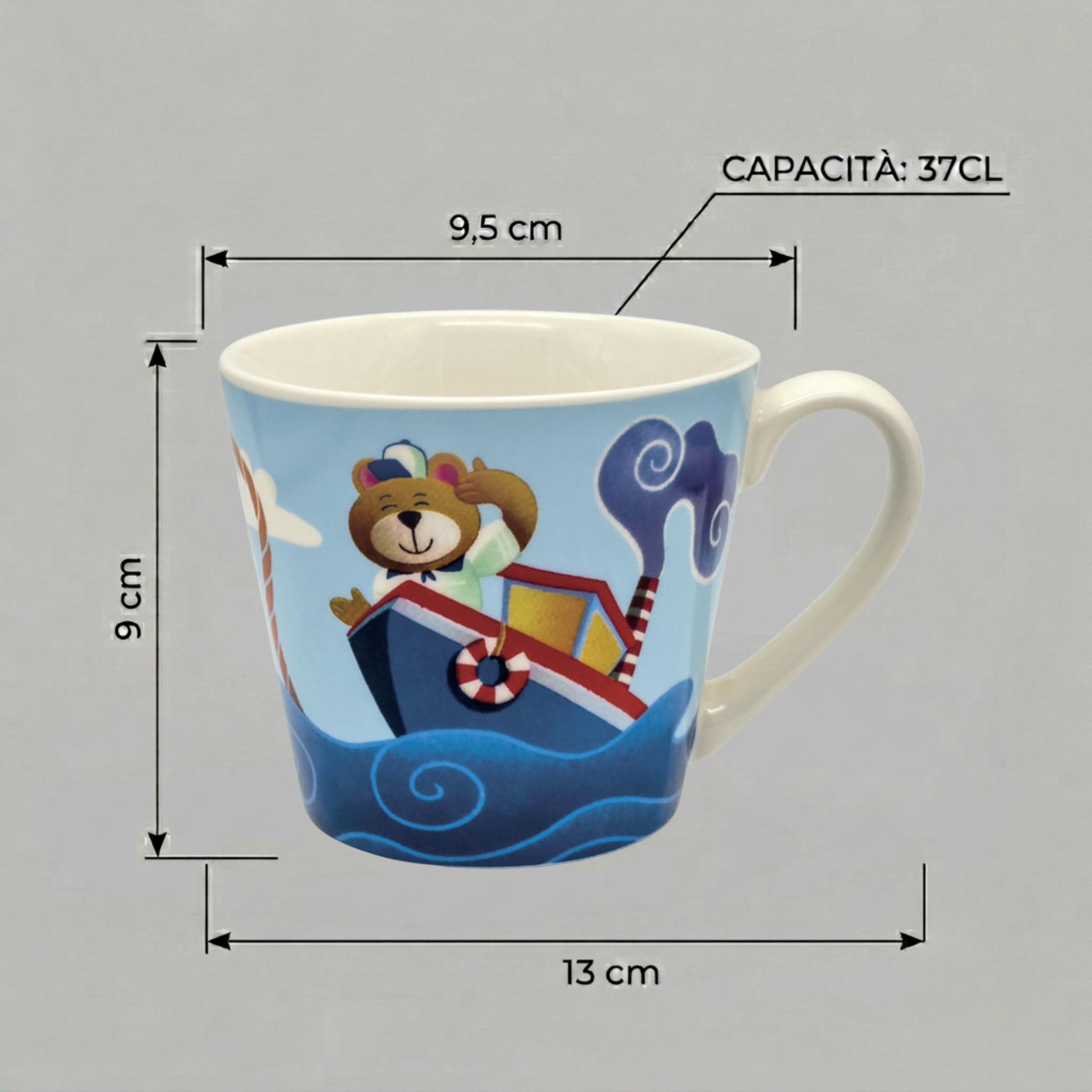 Wald Junior Avventure Felici tazza 37 cl Orsetto porcellana