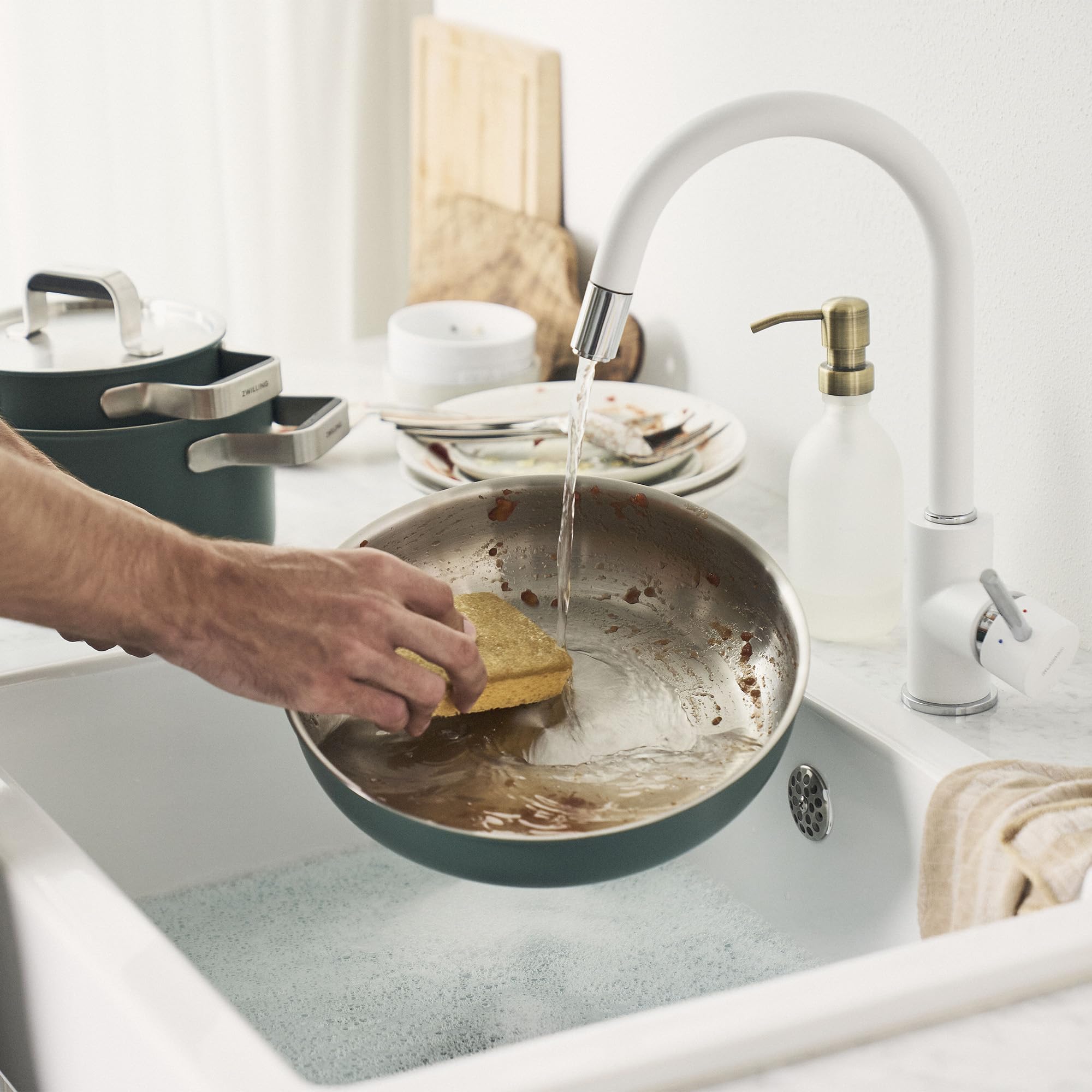 Zwilling Pure Padella Acciaio Inox 28 cm Verde Induzione