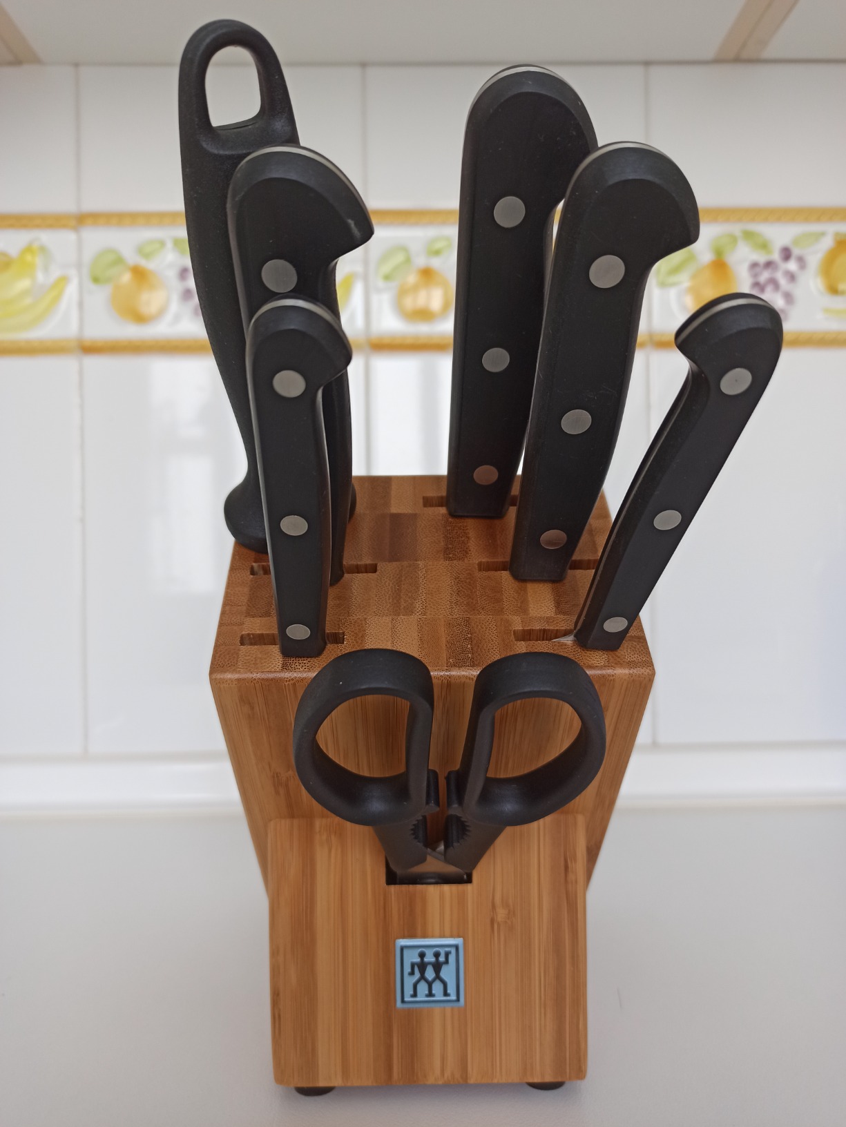 Zwilling Twin Gourmet Ceppo Coltelli 8 Pezzi Bambù