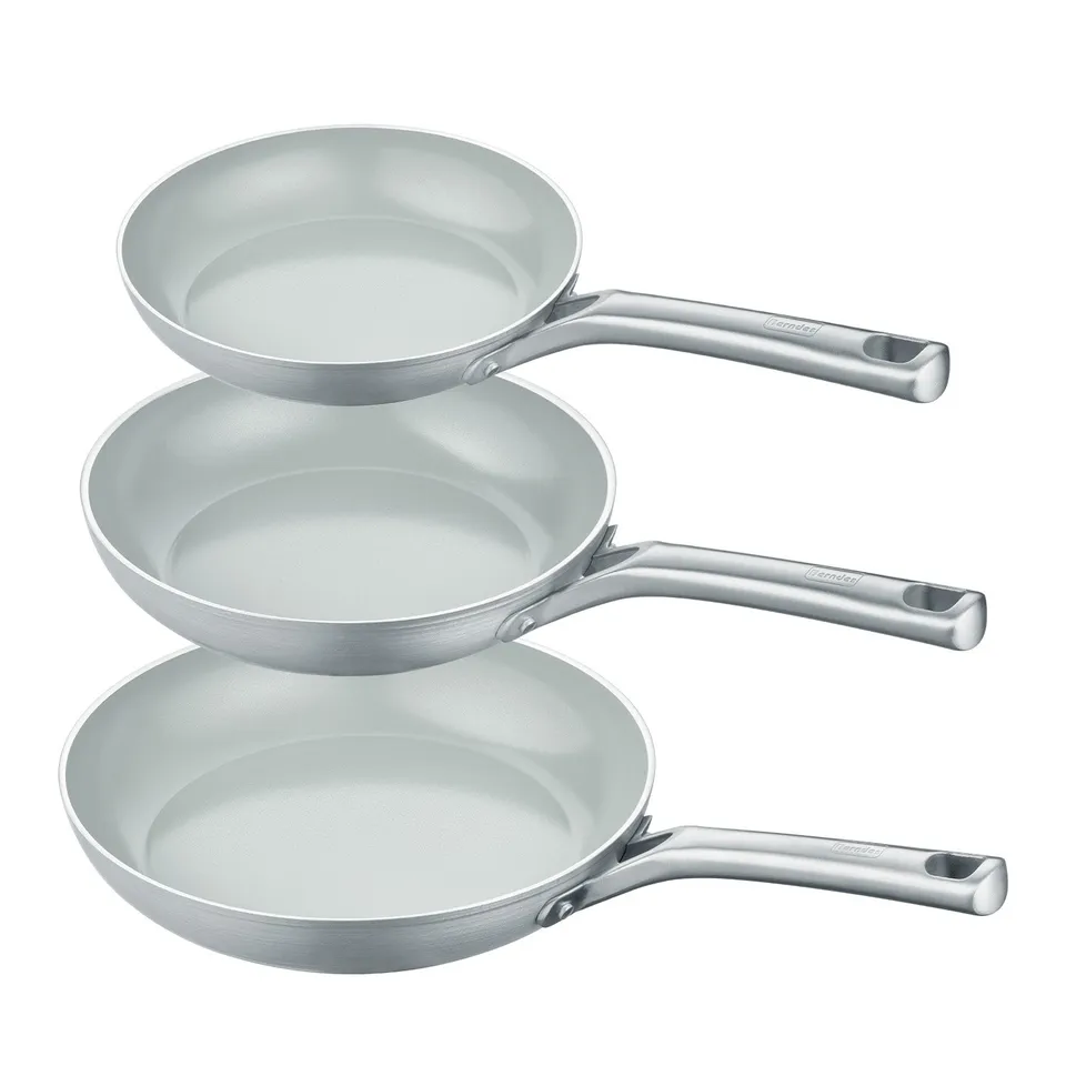 Berndes b.free Set 3 Padelle 20+24+28 cm Quarzo