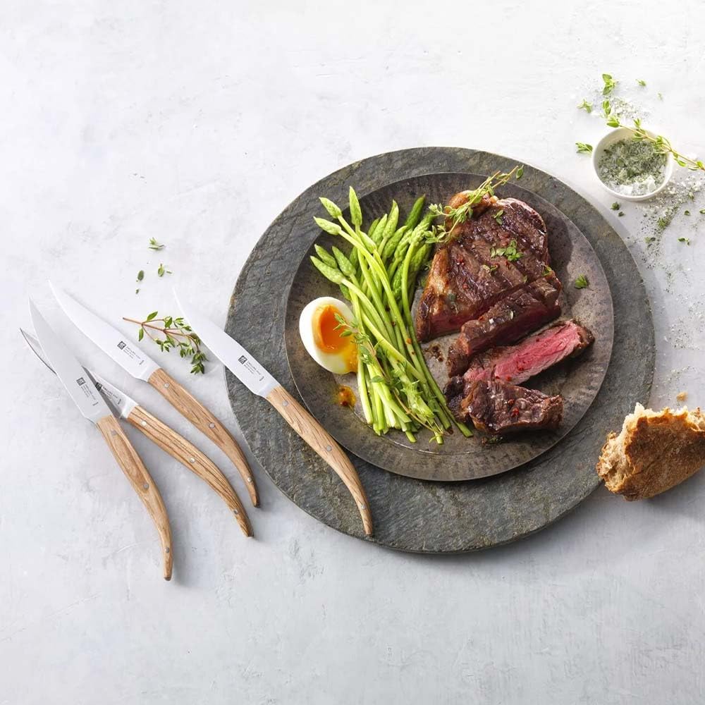 ZWILLING Steak-Sets Set 4 Coltelli Bistecca Acciaio