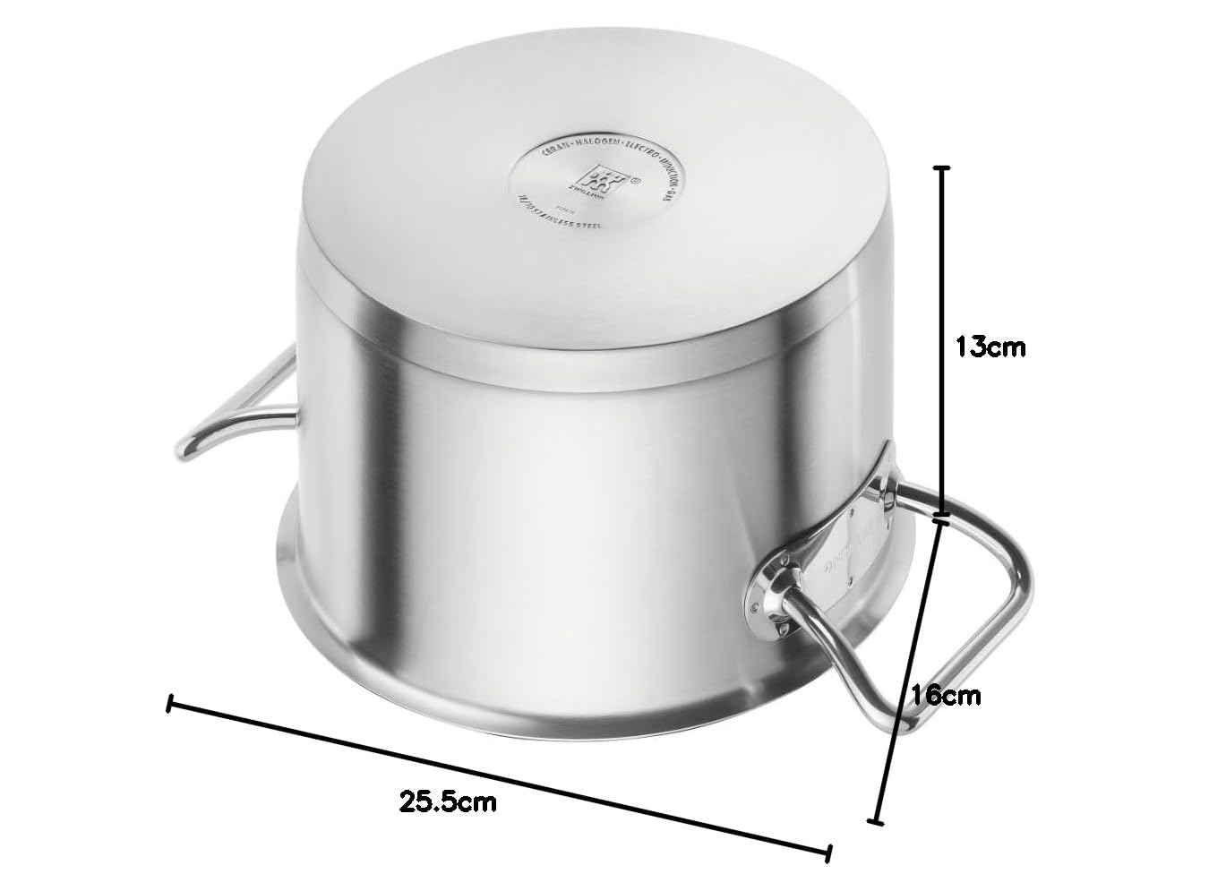 Zwilling Pro 65123-160 pentola alta 16 cm acciaio inox