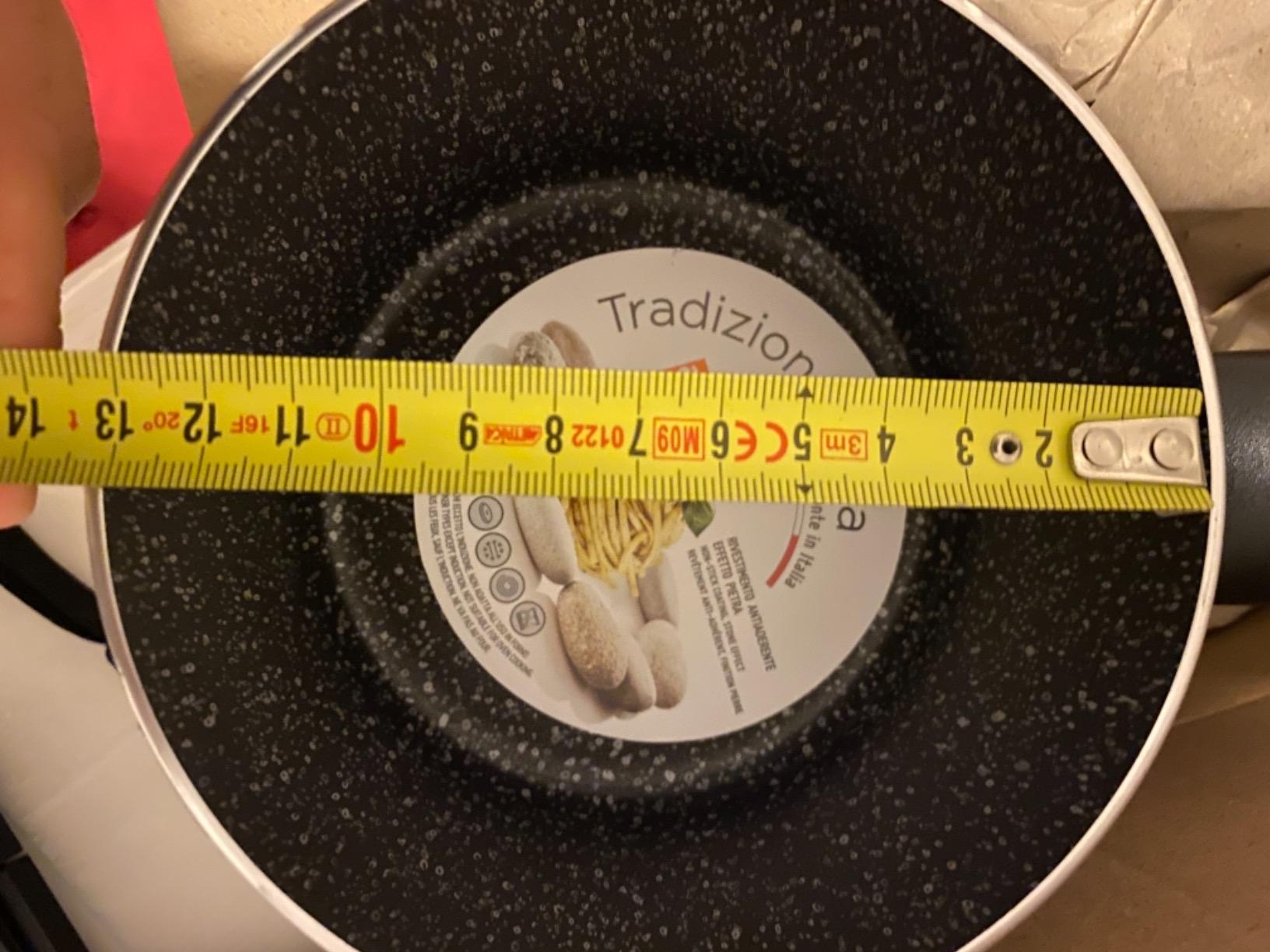 Alluflon Tradizione Italia Casseruola 14 cm 1 Manico Pietra