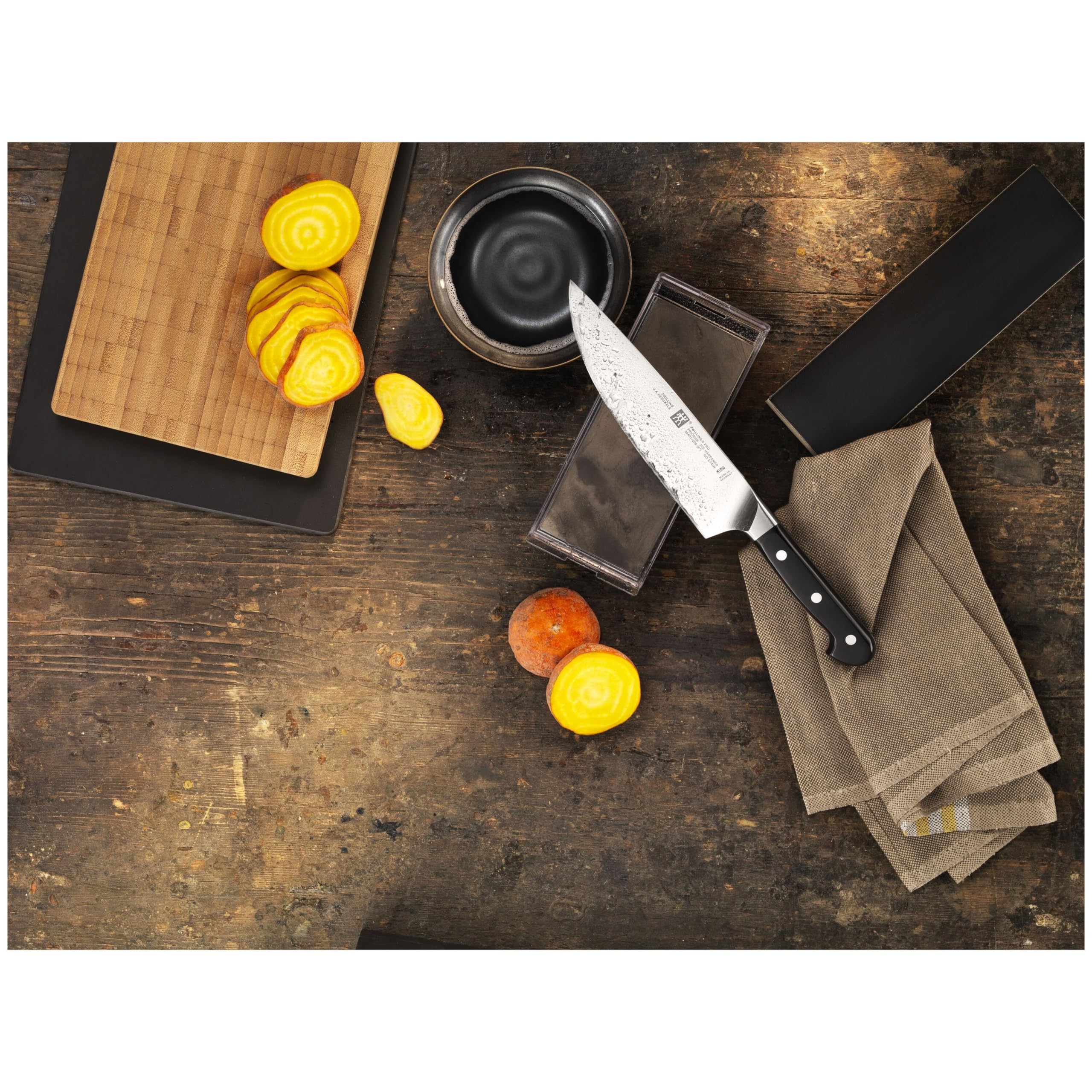 Zwilling Pro coltello chef acciaio Friodur 3 rivetti