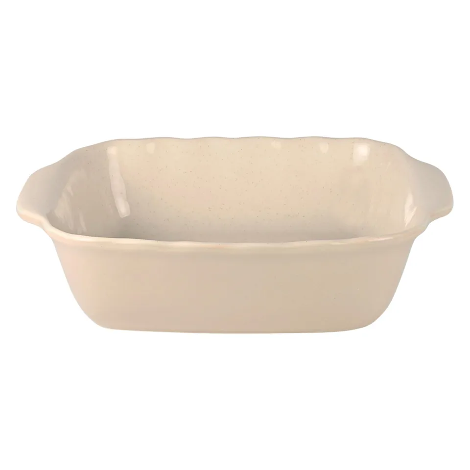 Wald Cottura terrina quadrata ceramica bianca 26 cm forno