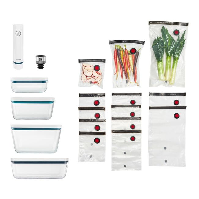 Zwilling Fresh & Save La Mer Set Sottovuoto 16 Pezzi Vetro