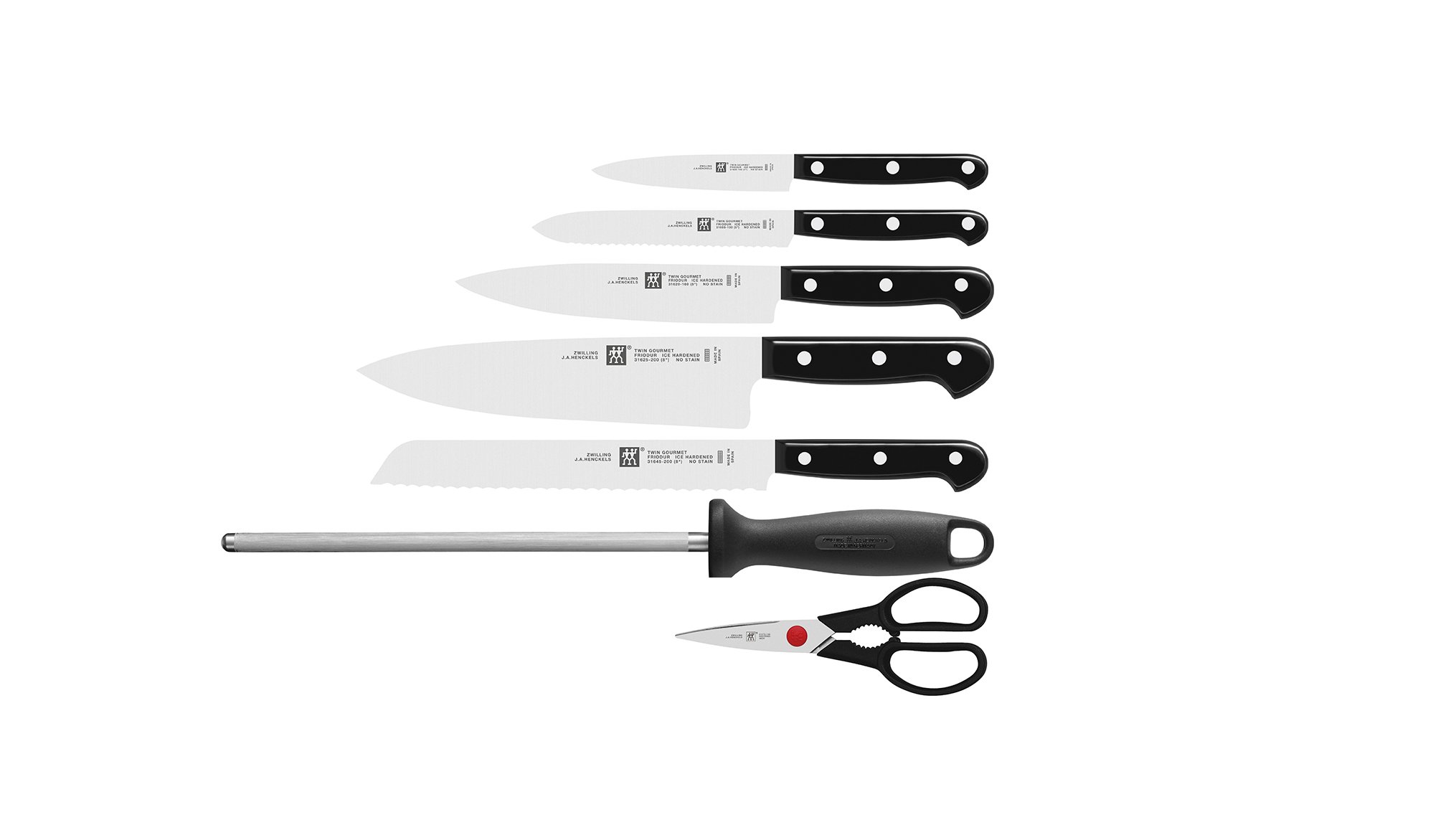 Zwilling Twin Gourmet Ceppo Coltelli 8 Pezzi Bambù