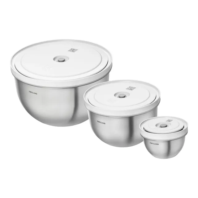 Zwilling Fresh & Save Set 6 Ciotole Inox 12-18-24 cm Coperchio