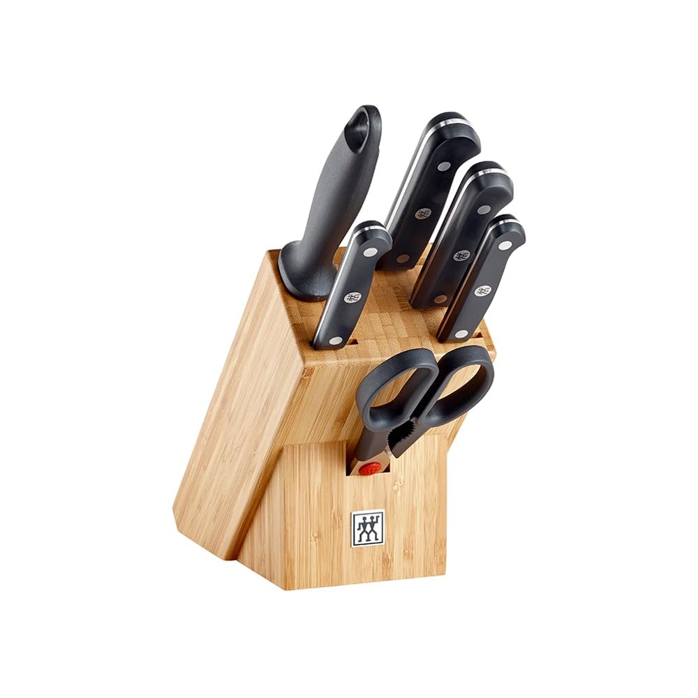 Zwilling Gourmet Set Coltelli 7 Pezzi con Ceppo Inox