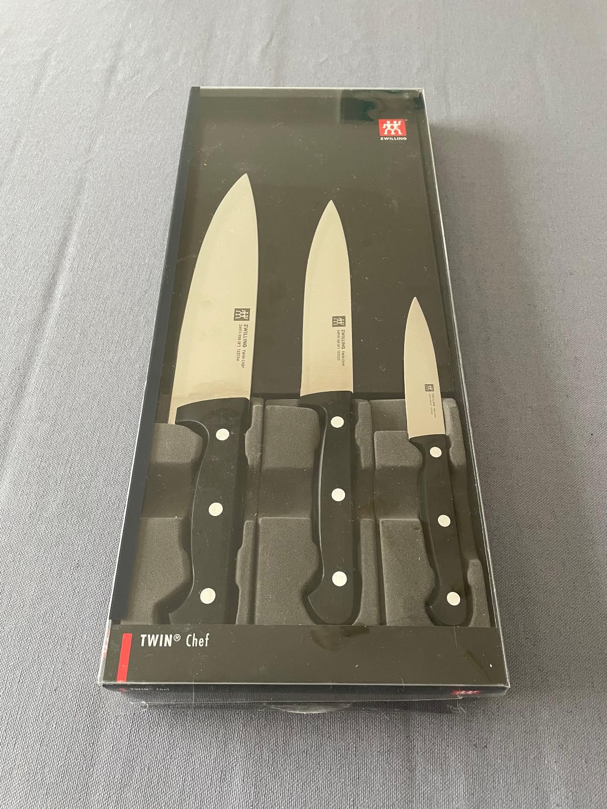 ZWILLING Twin Chef 2 set coltelli 3 pezzi acciaio forgiati