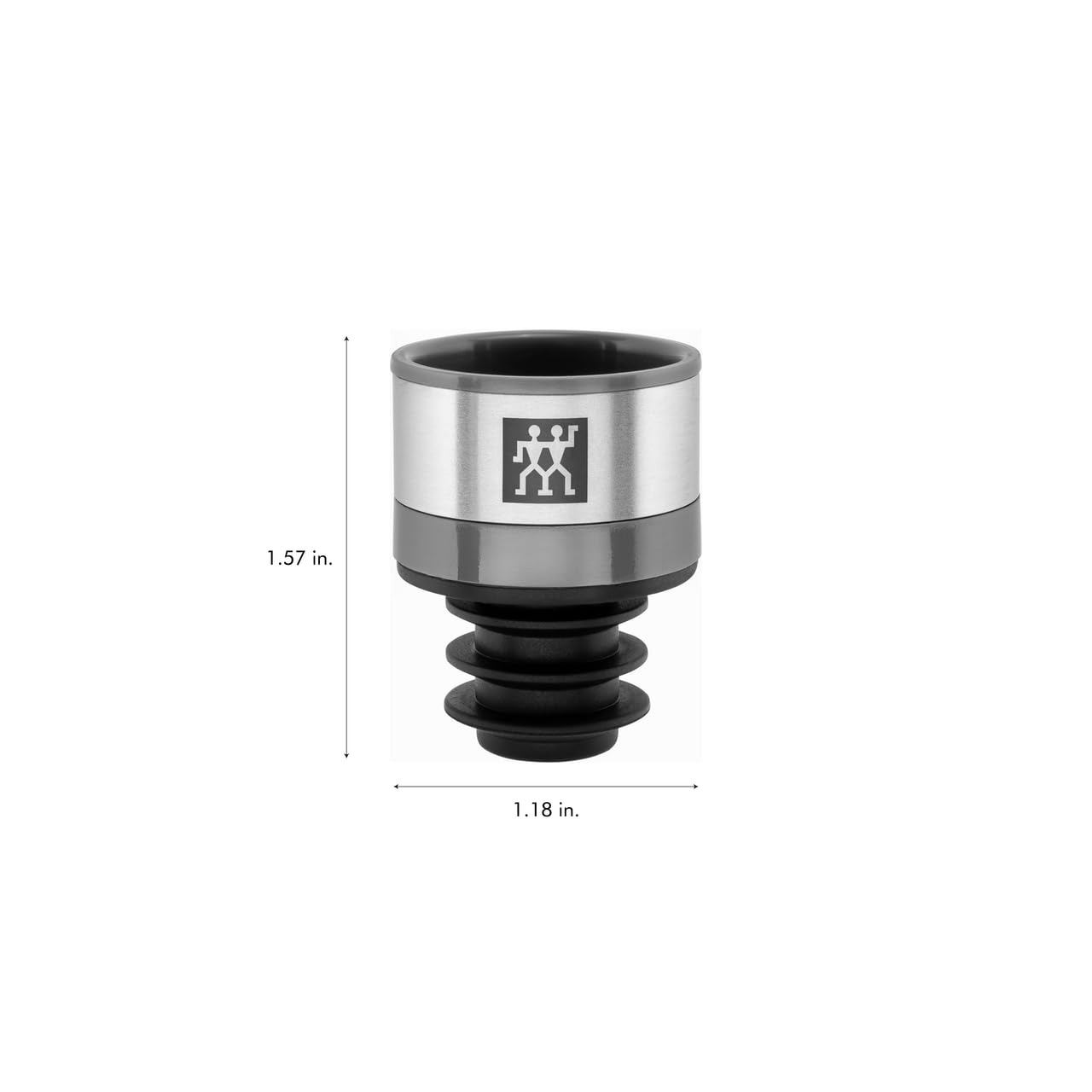 Zwilling Fresh & Save tappo vino sottovuoto acciaio