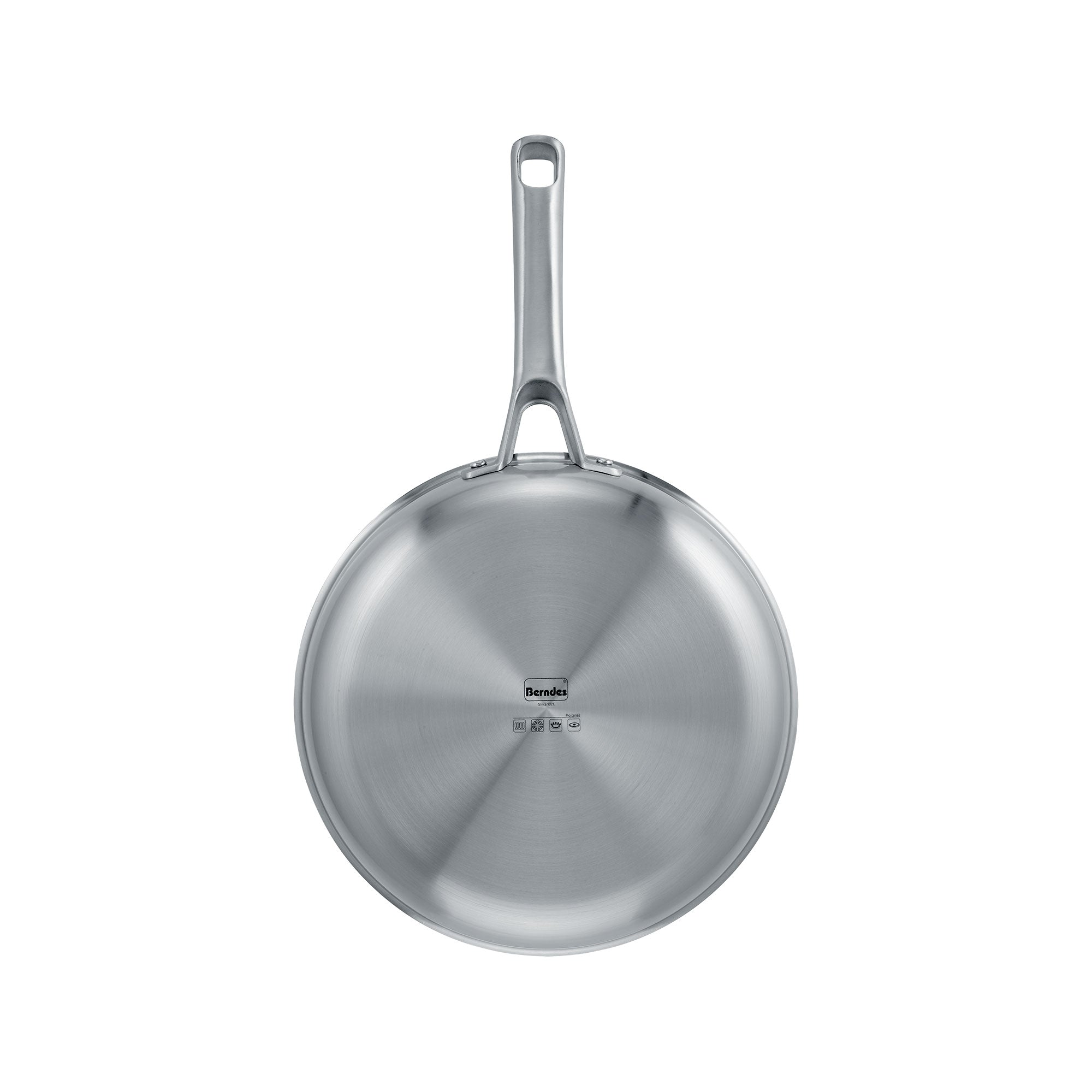 Berndes Tricion Zero Padella Acciaio Inox Tre Strati