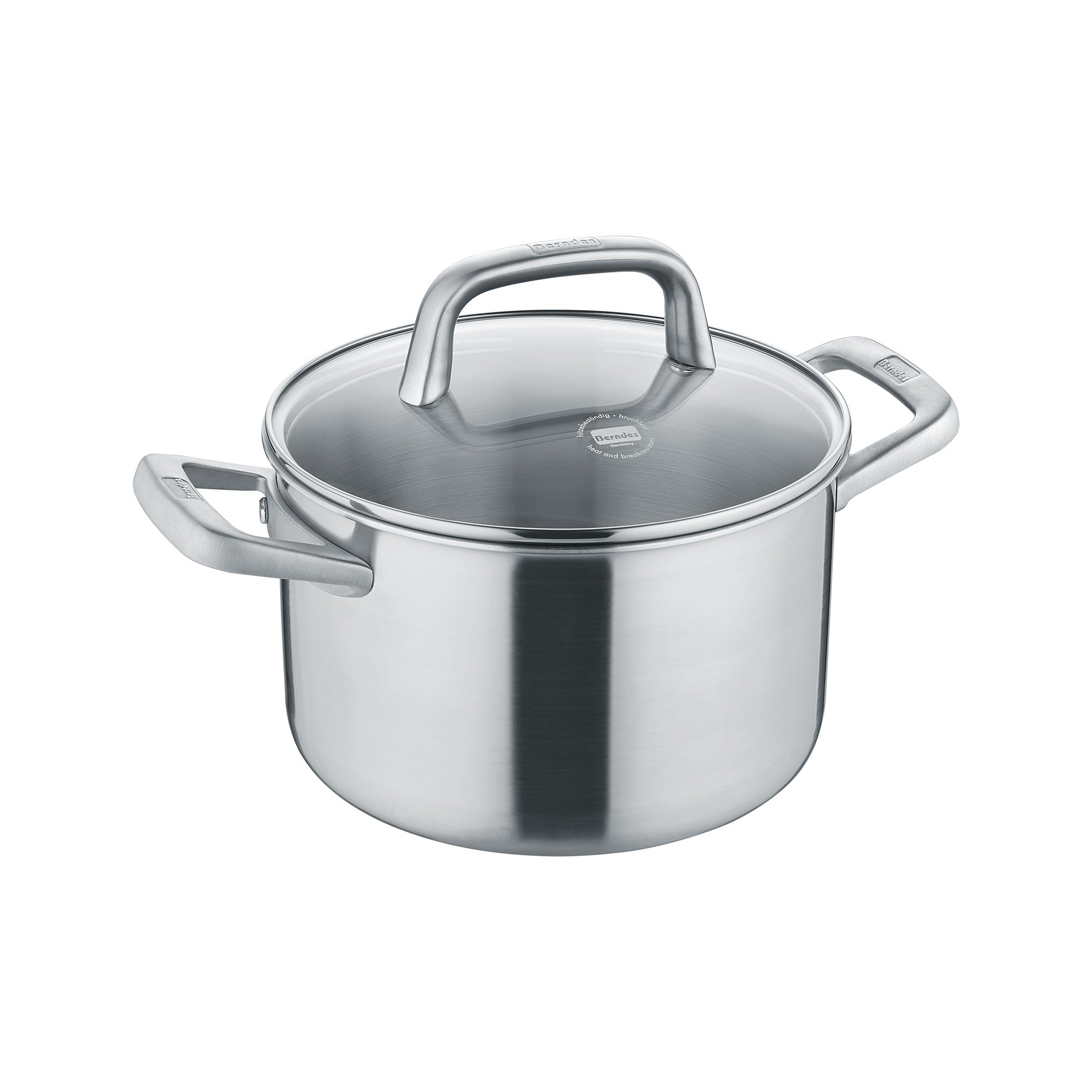 Berndes Tricion Resist Pentola 24 cm Acciaio con Coperchio