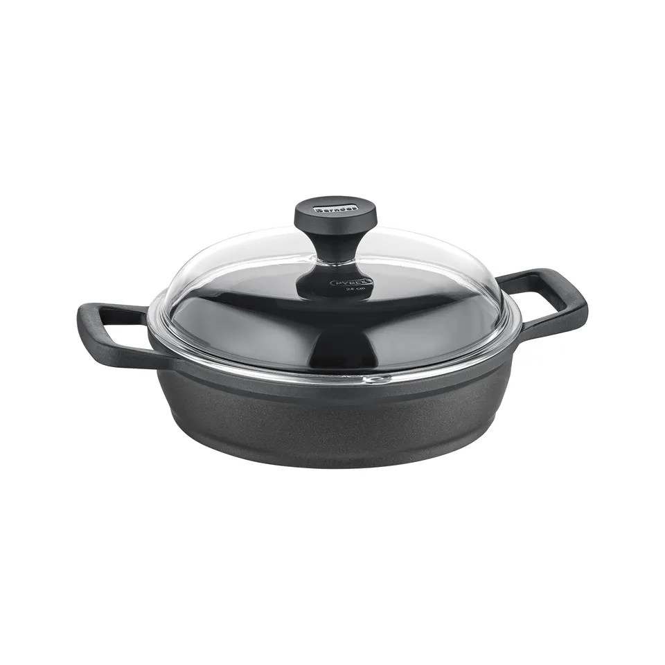 Berndes Edition 100 padella bassa 28 cm con coperchio antiaderente