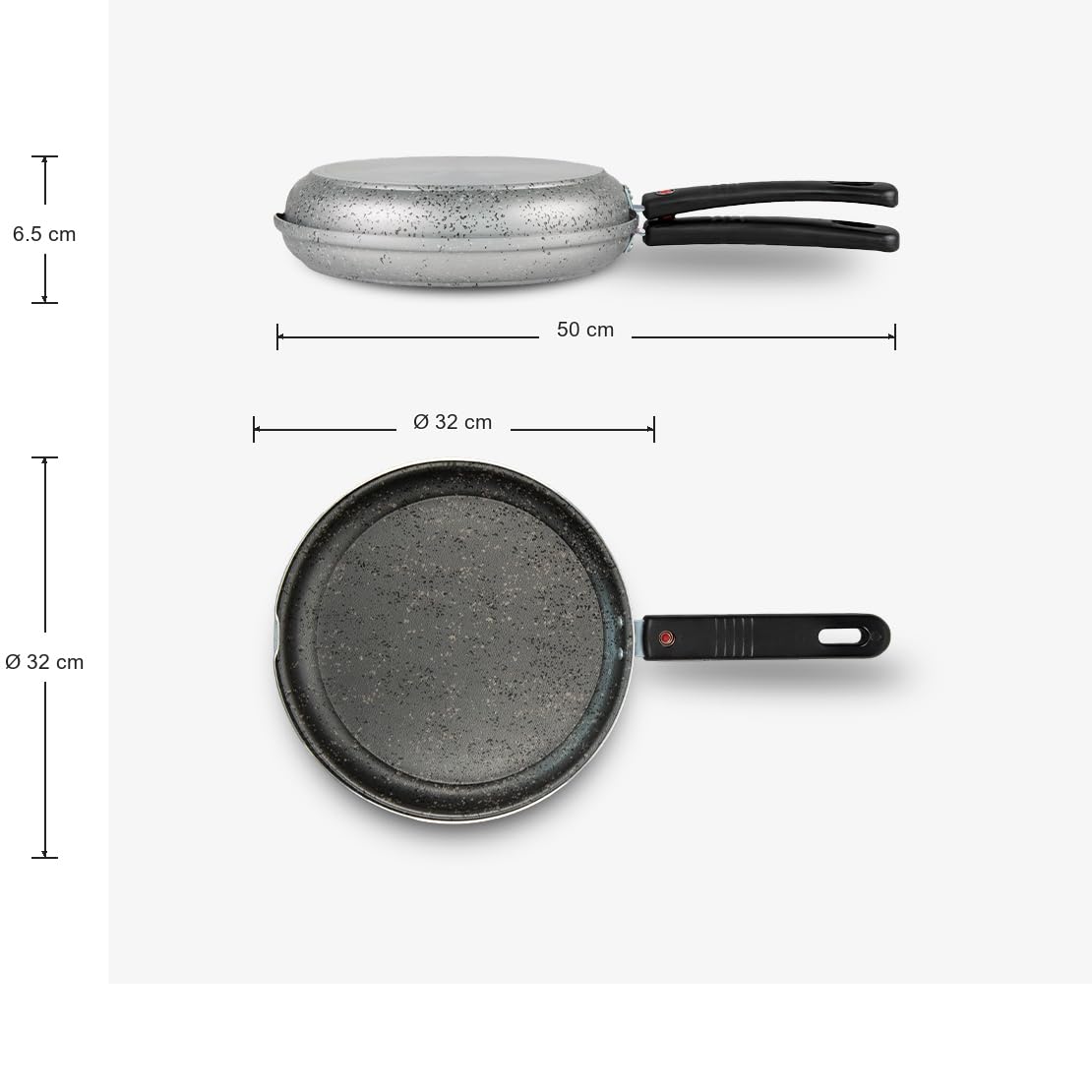 Mamù Janet 2.0 Fornetto Basso 32 cm Antiaderente Pizza