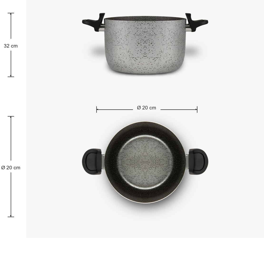 Mamù Janet 2.0 cuocipasta antiaderente 20 cm alluminio