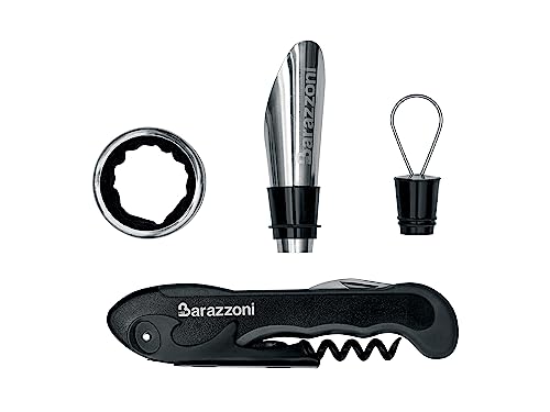 Barazzoni Accessori set vino Basic 2 pezzi cavatappi salvagoccia