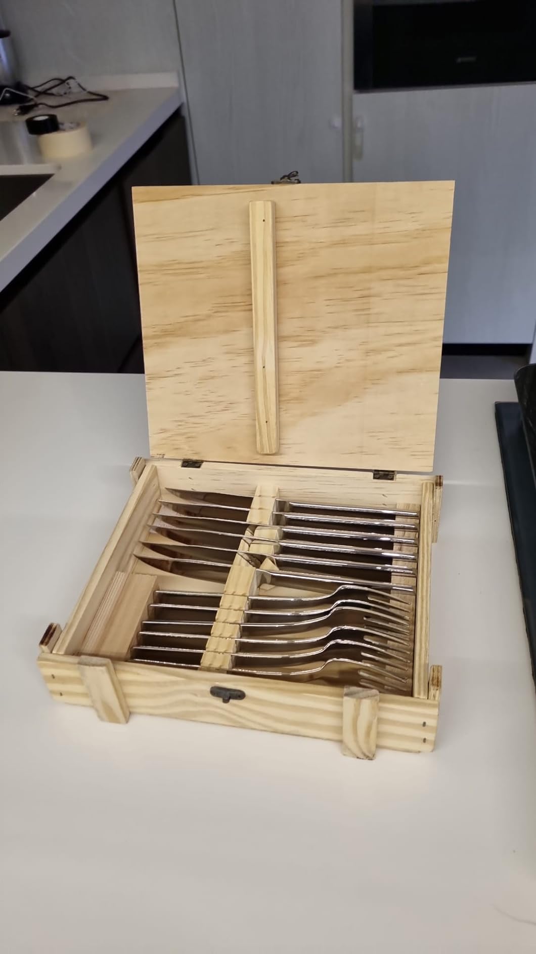 Zwilling posate bistecca 12 pezzi acciaio inox lama seghettata