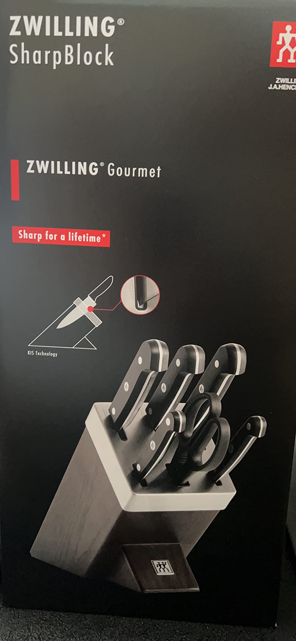 Zwilling Four Star ceppo autoaffilante 7 pezzi nero