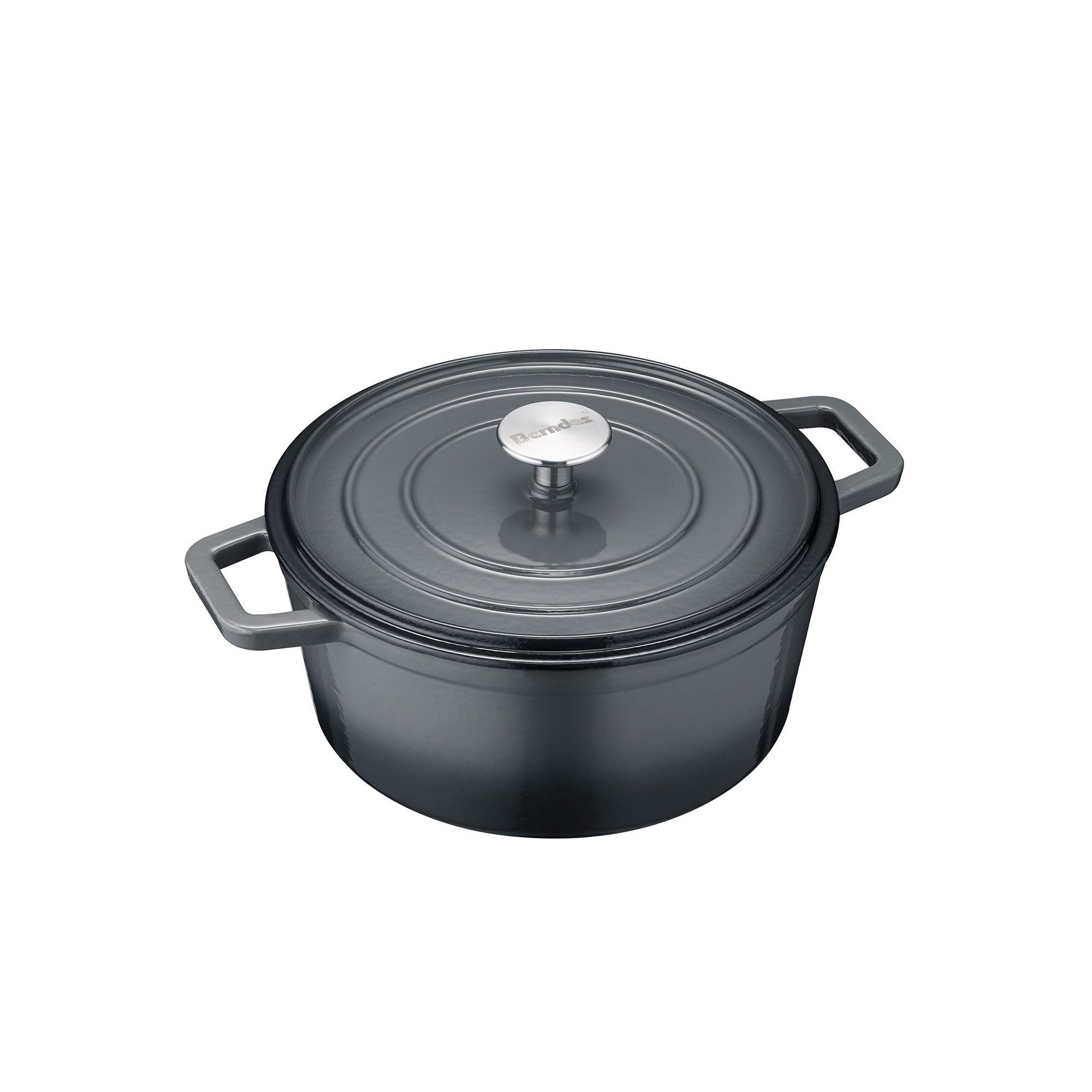 Berndes b.iron Cocotte Ghisa 24 cm Smaltata Nera