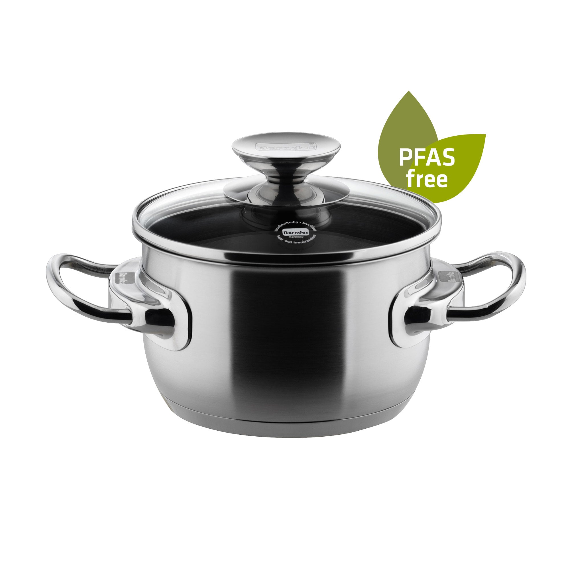 Berndes Injoy Pentola 16 cm Acciaio Inox con Coperchio