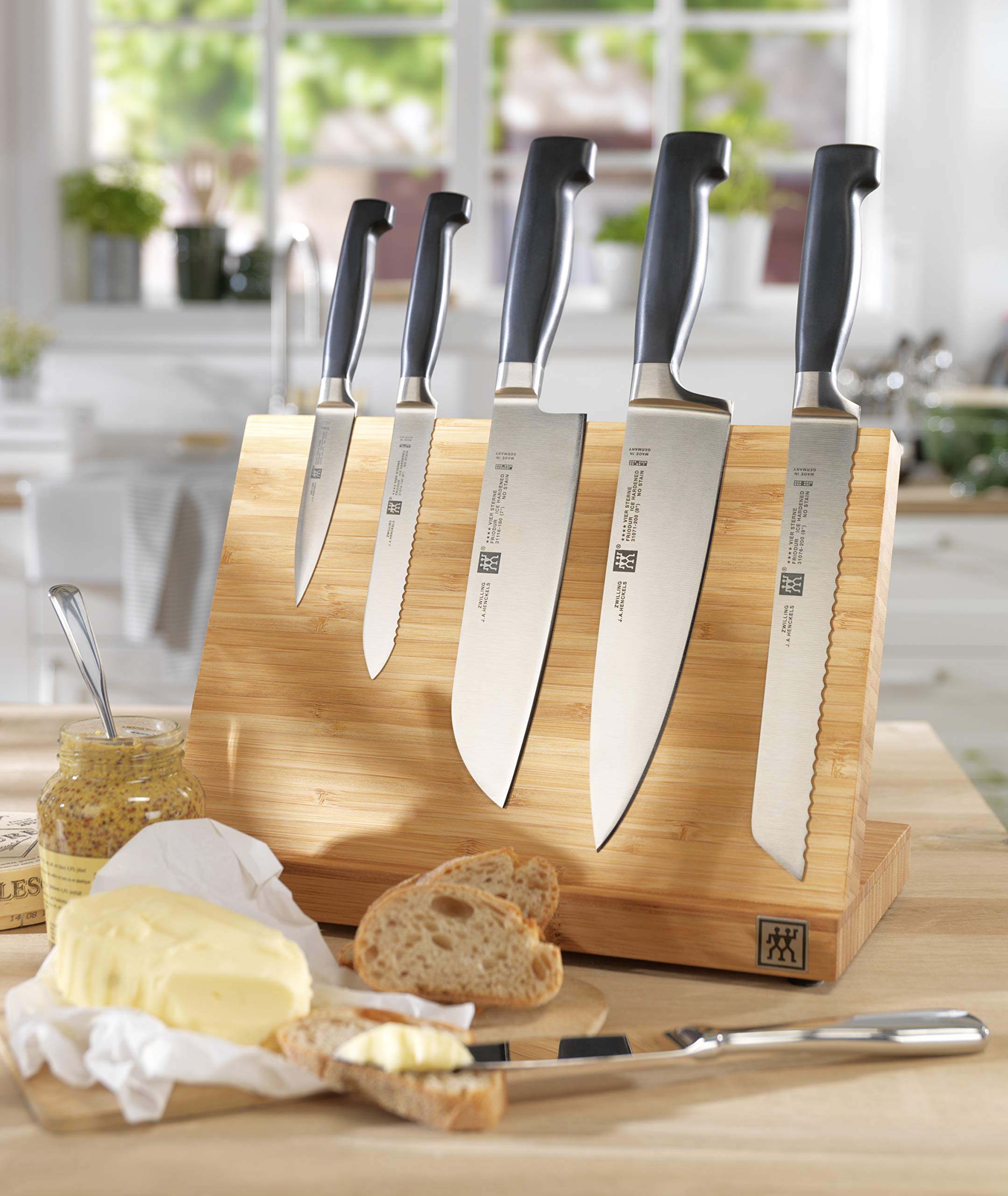 Zwilling ceppo magnetico bambù senza coltelli 30 cm