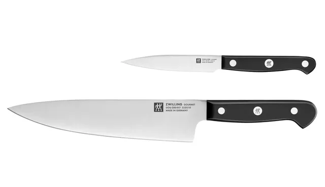 Zwilling Gourmet set 2 coltelli cucina acciaio inox