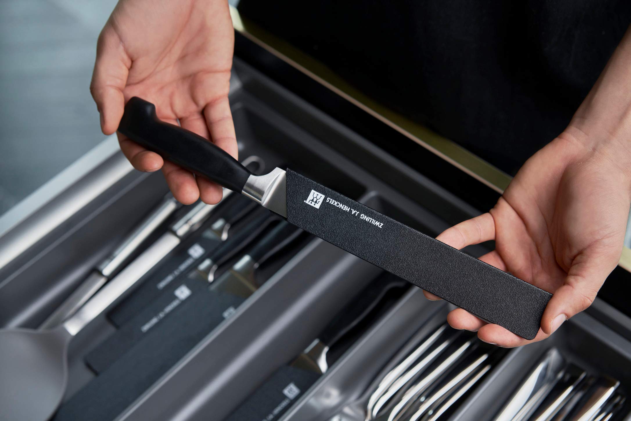 Zwilling Fodero coprilama nero plastica 13 cm