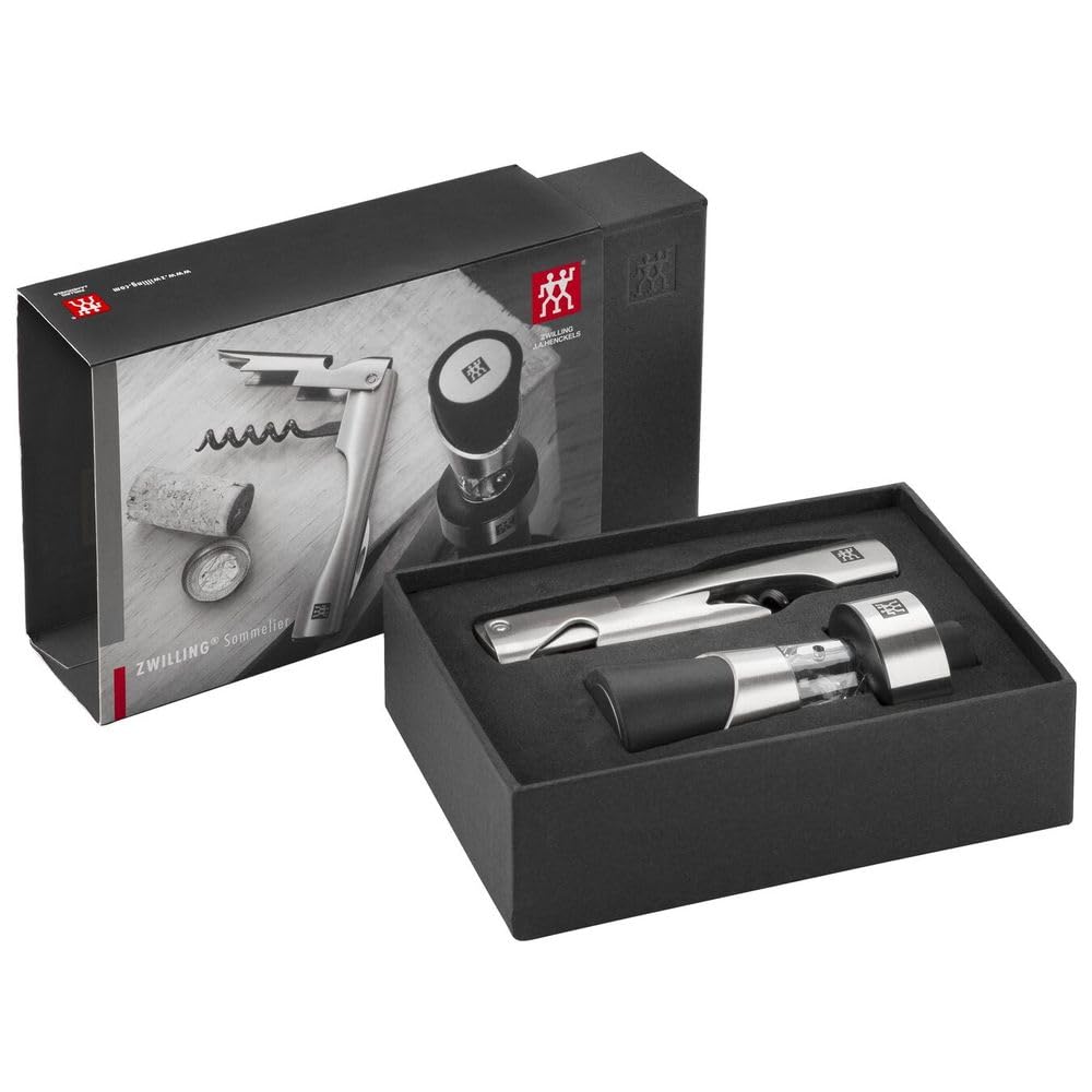 Zwilling Sommelier Set Vino 2 Pezzi Acciaio Inox