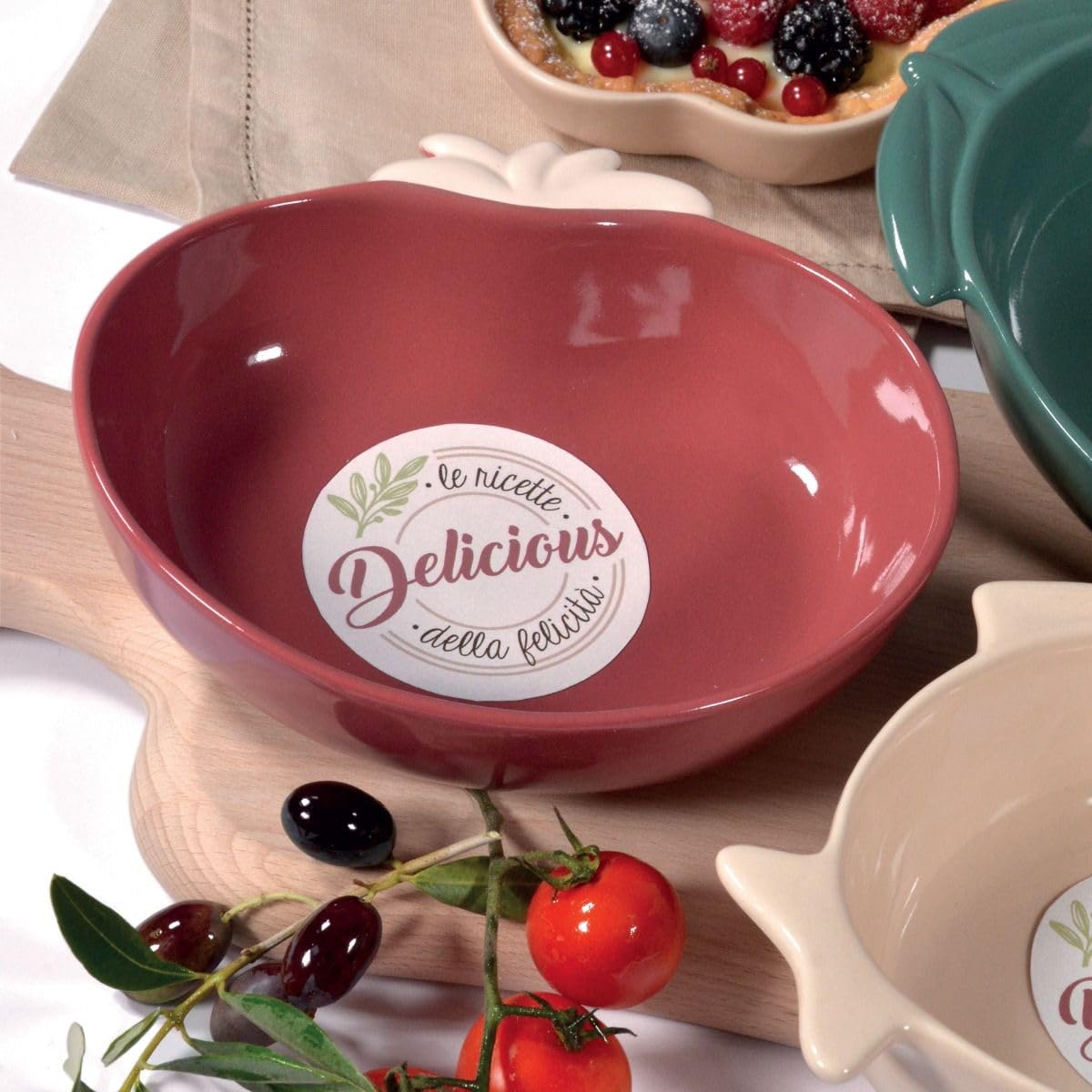 Wald Cottura set 2 pirofile Cuore Bianco monoporzione
