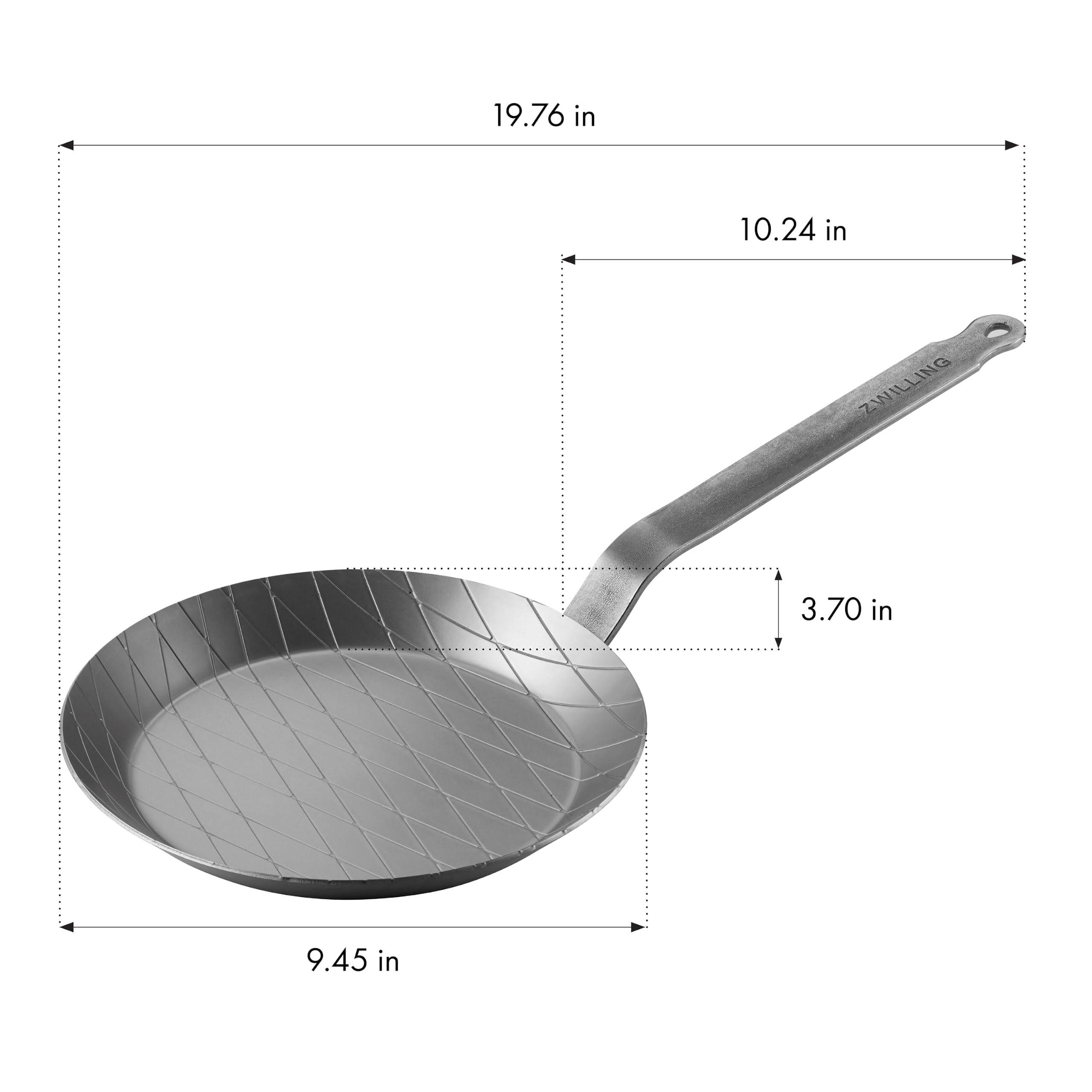 ZWILLING Padella Ferro Forgiato 24 cm 9,5" Induzione