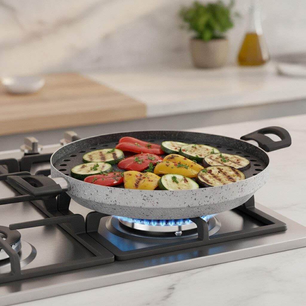 Mamù Janet 2.0 piastra grill antiaderente 32 cm